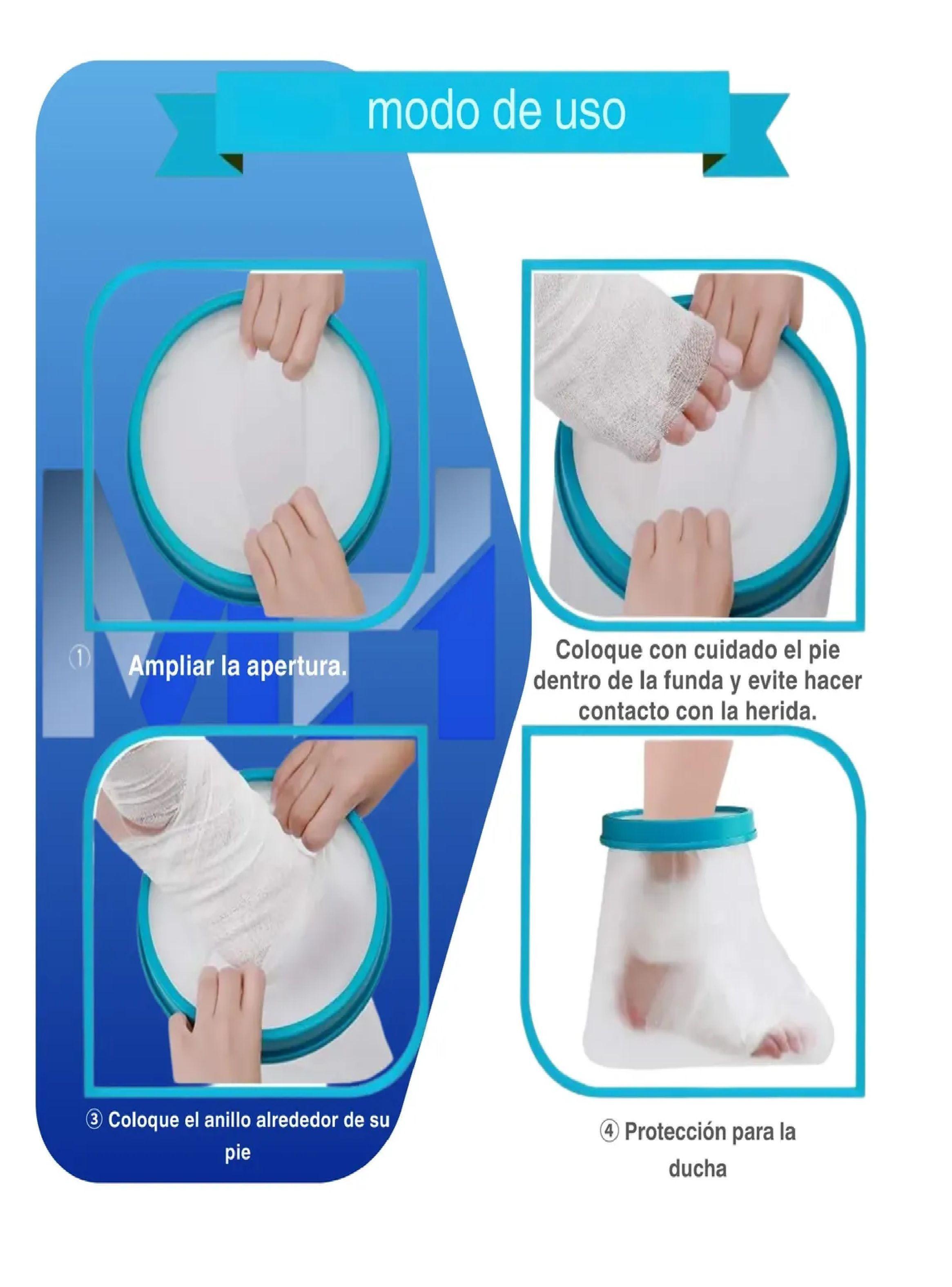 Protector De Yeso Impermeable Pie Adulto 100% Hermetico-6