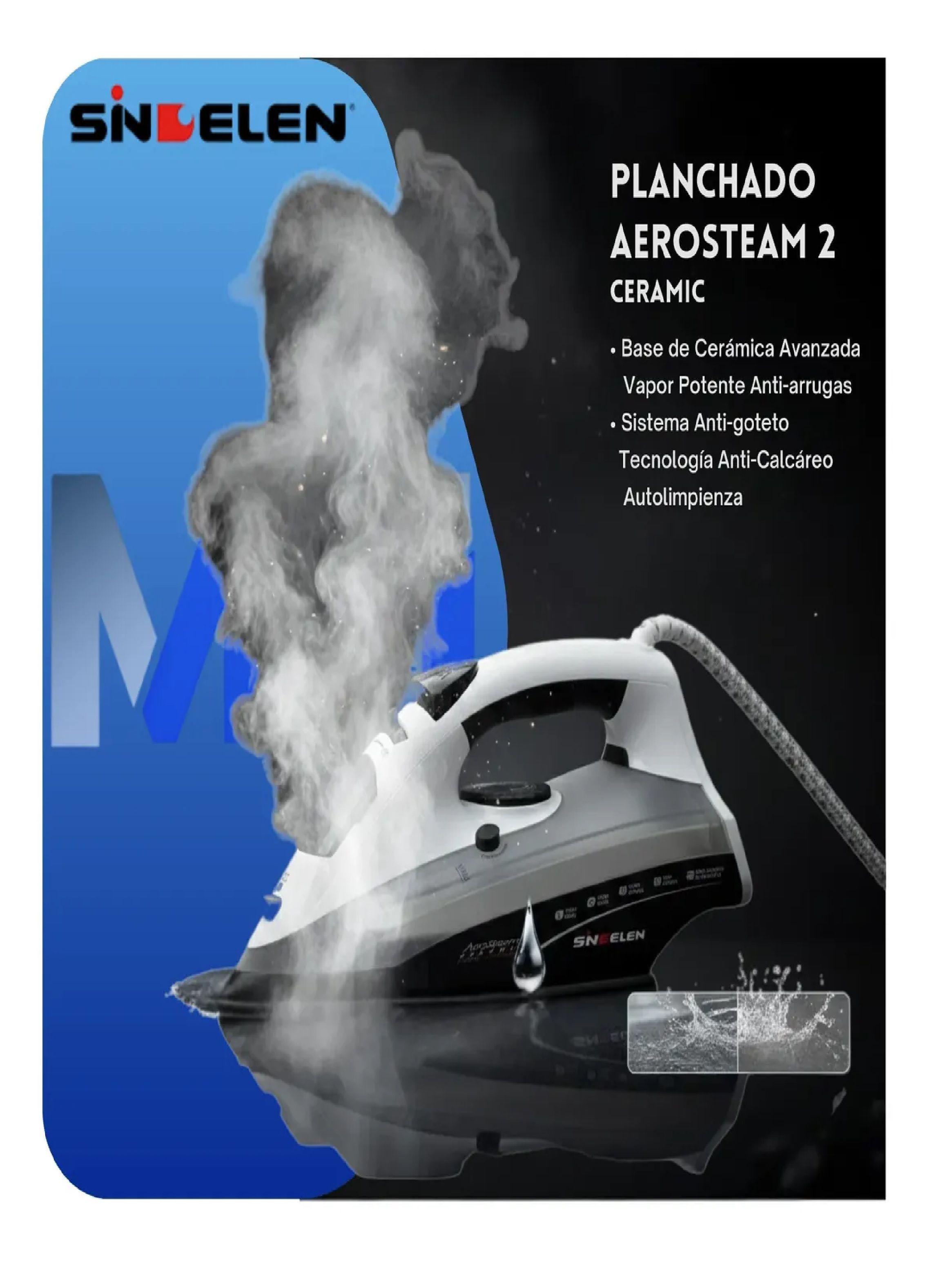 Plancha A Vapor Sindelen Aerosteam 2 Ceramic V-400bl 2000w-4