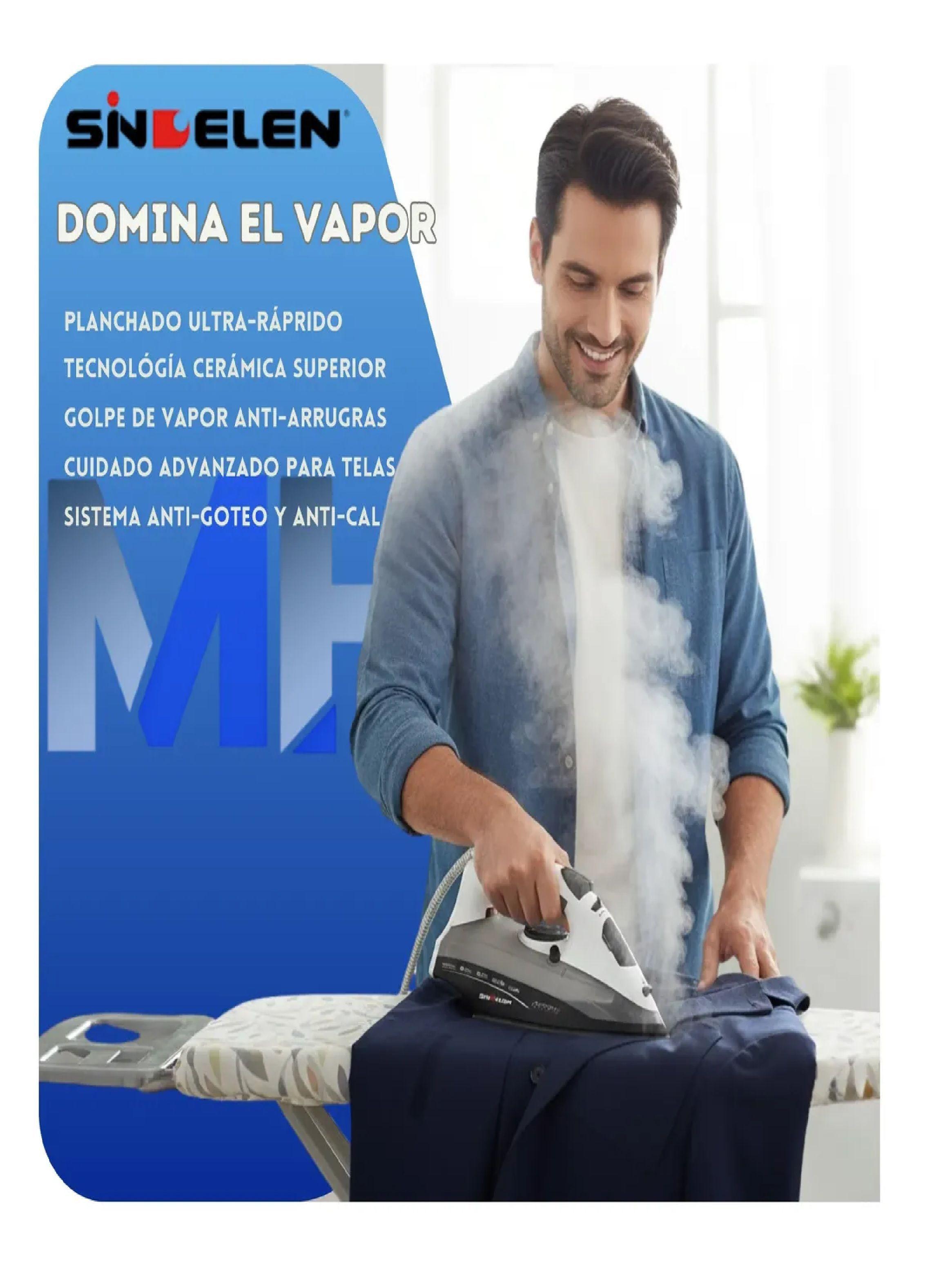 Plancha A Vapor Sindelen Aerosteam 2 Ceramic V-400bl 2000w-5