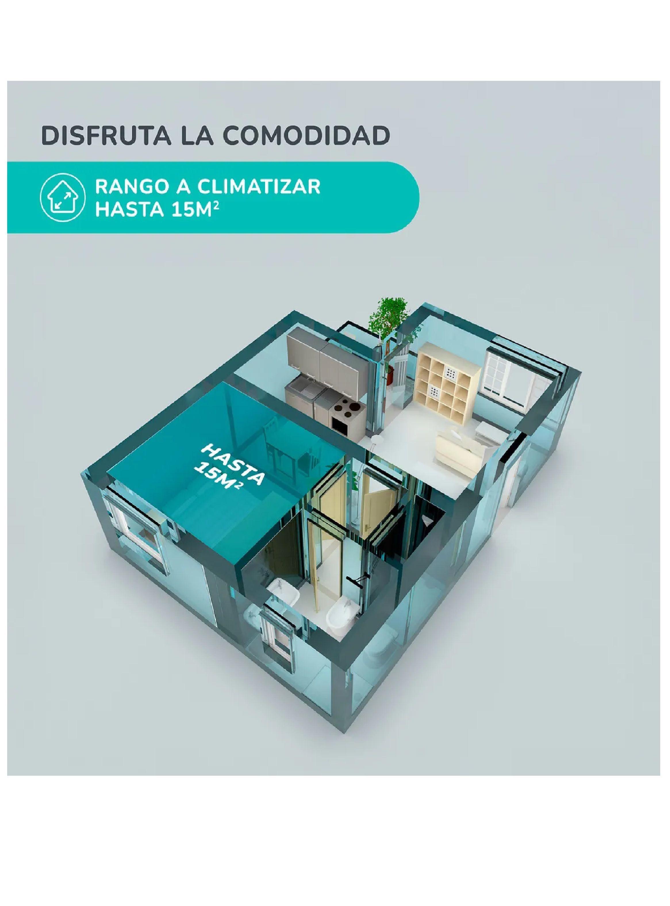 Estufa Electrica Panel Convector Vidrio Gh10rm Negro 1000w-2