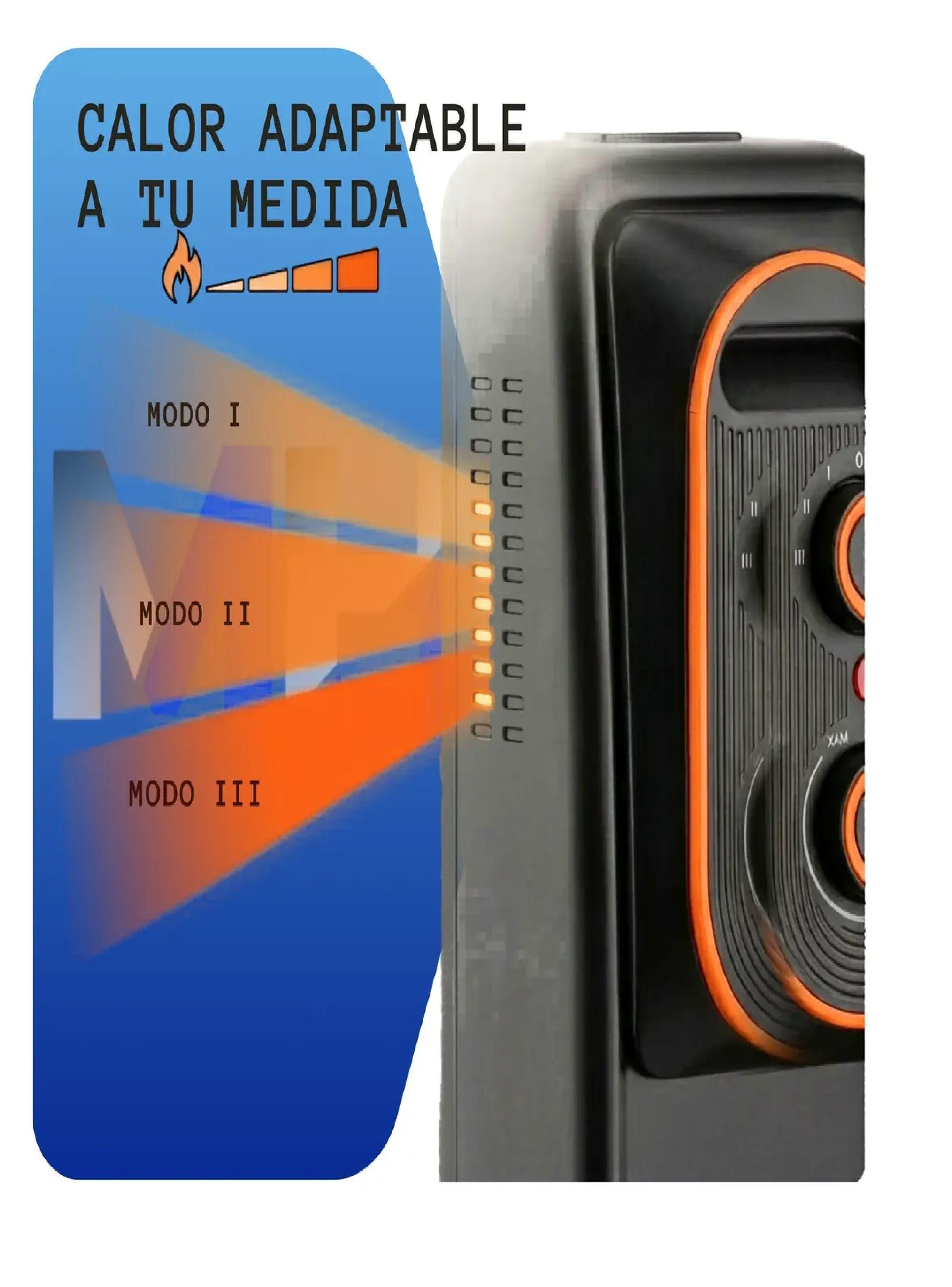 Convector Oleo Electrico Sindelen 1250w Calor Puro Duradero-3