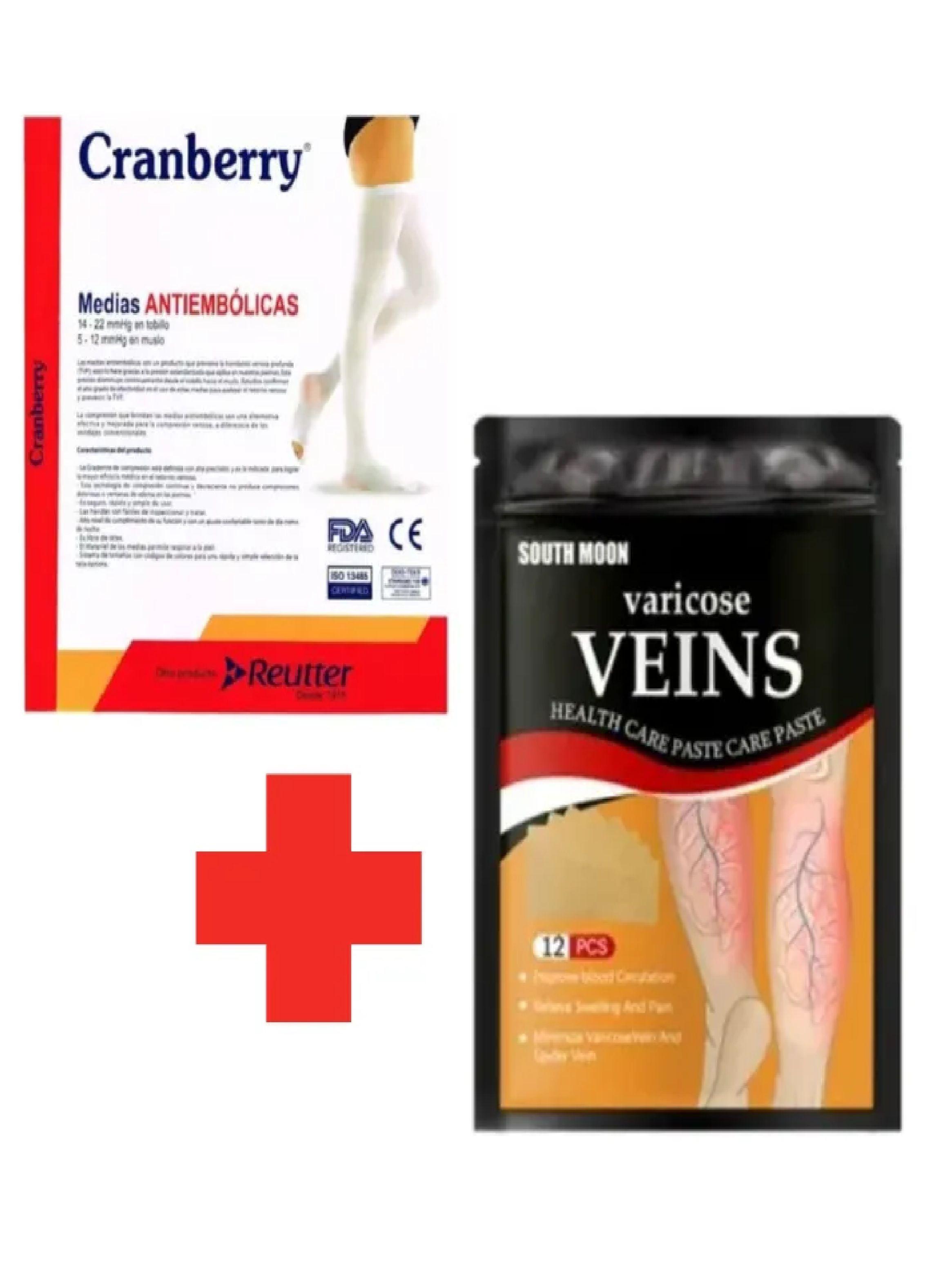 Medias Compresion Trombosis Venosa + Parche Varices-0