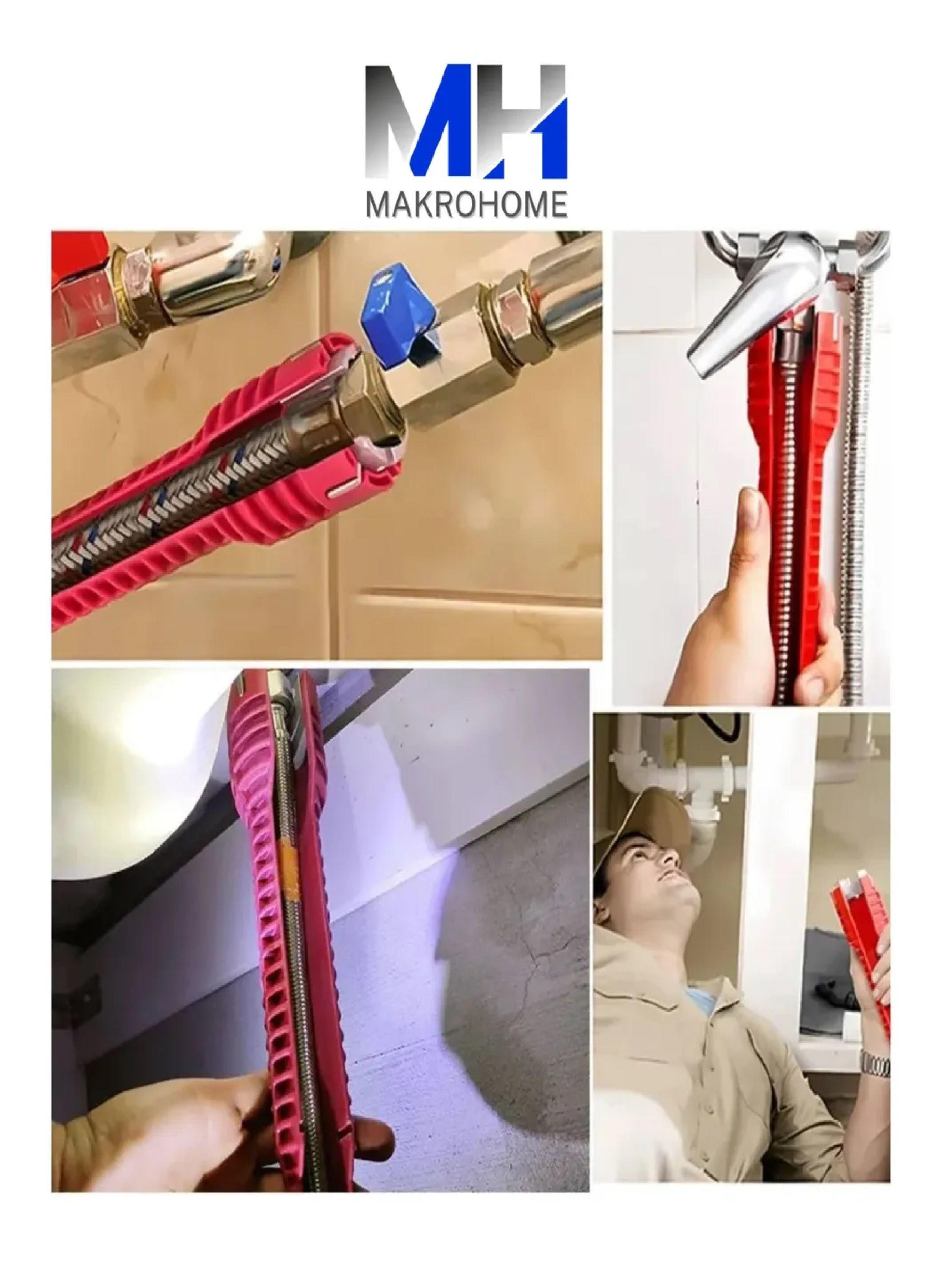 Llave Gasfiteria Multifuncion 8 En 1 Grifería Baño Cocina-5