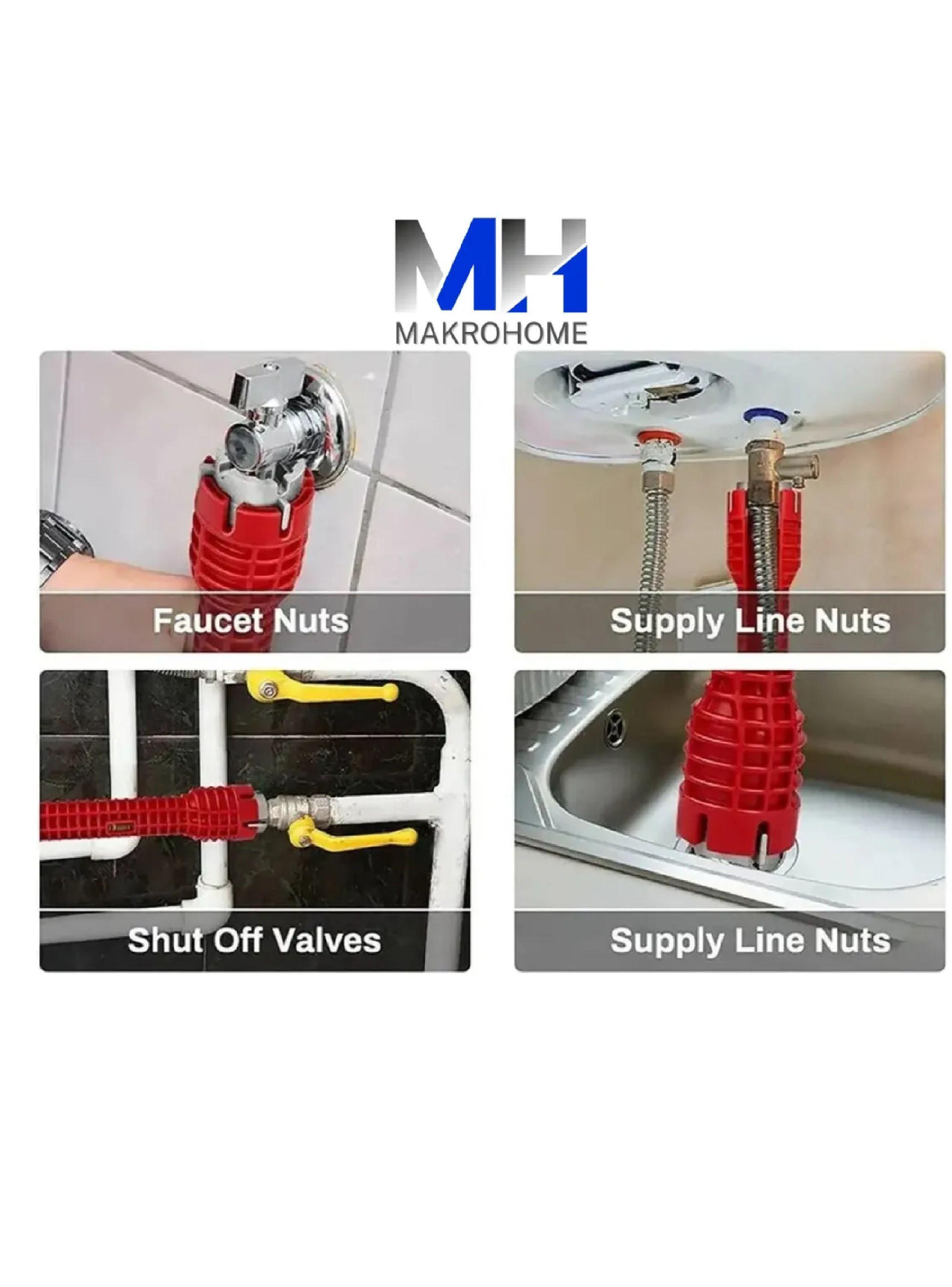 Llave Gasfiteria Multifuncion 8 En 1 Grifería Baño Cocina-6