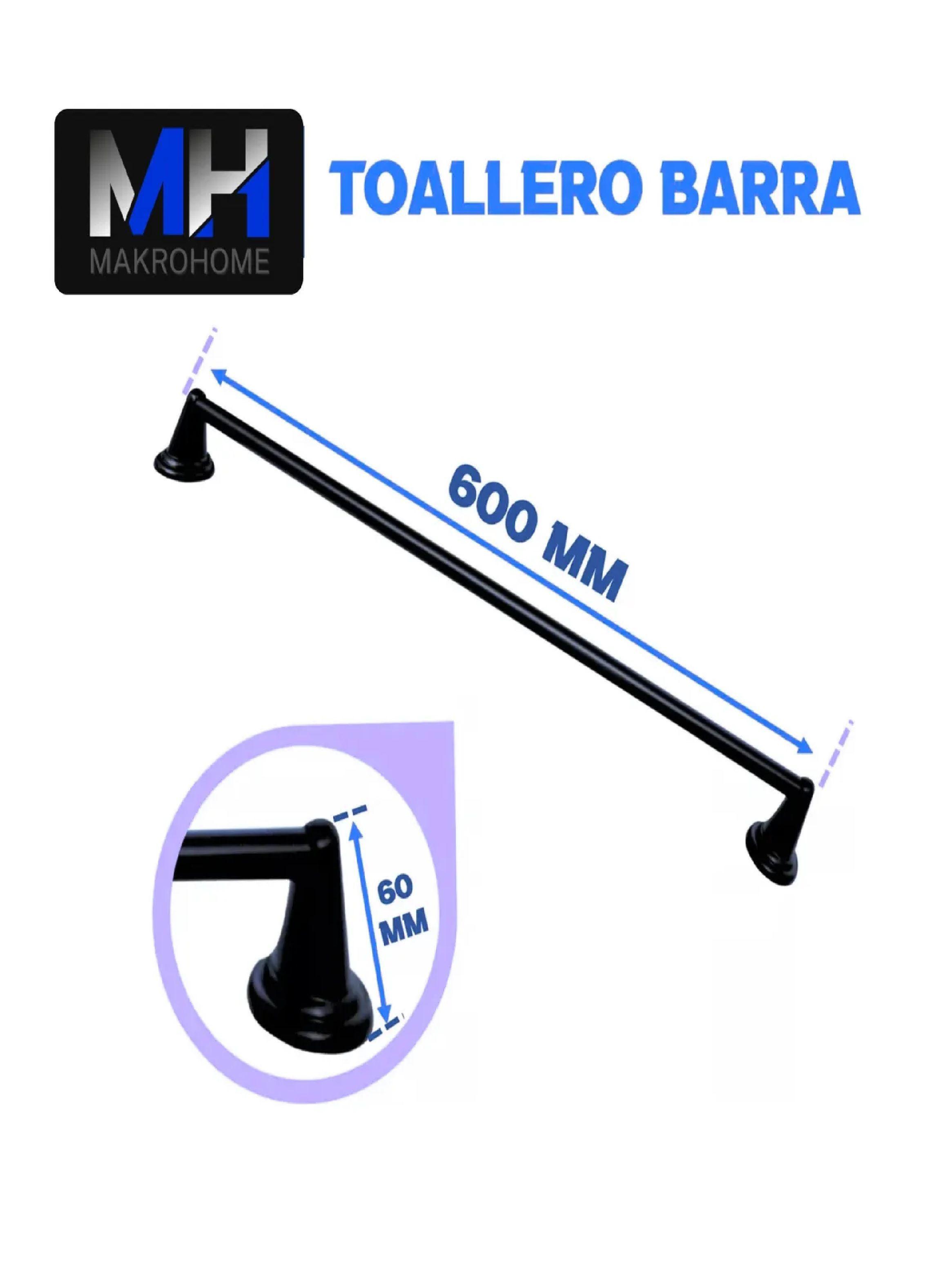 Accesorios De Baño 6 Piezas Kit Moderno Notte Täumm Negro-7