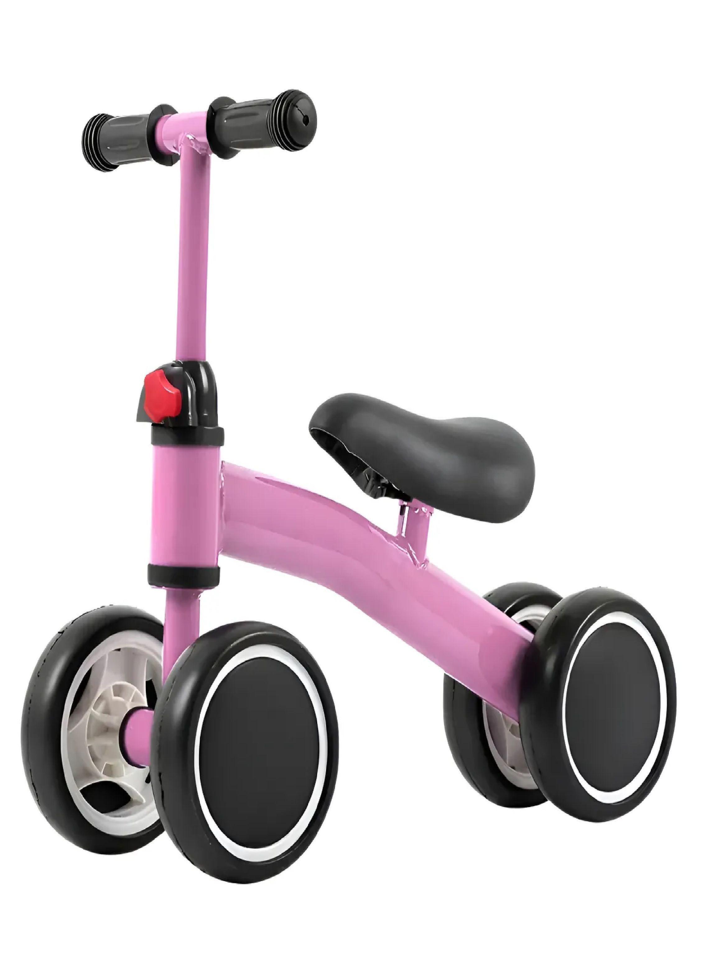 Bicicleta Correpasillo Triciclo Aprendizaje Equilibrio Niños Rosa-0