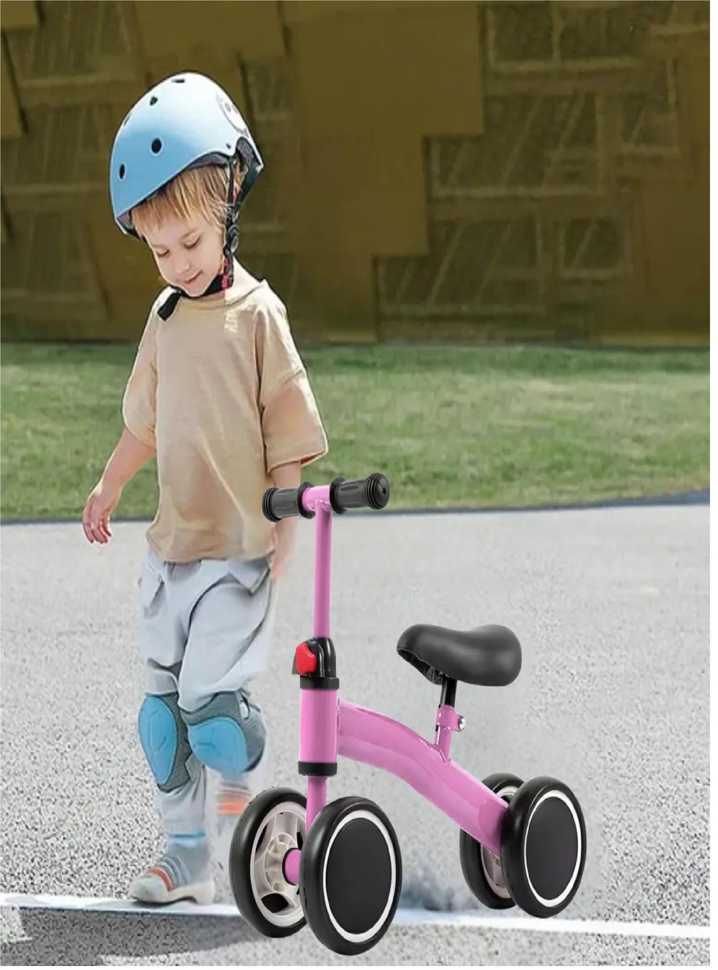 Bicicleta Correpasillo Triciclo Aprendizaje Equilibrio Niños Rosa-1