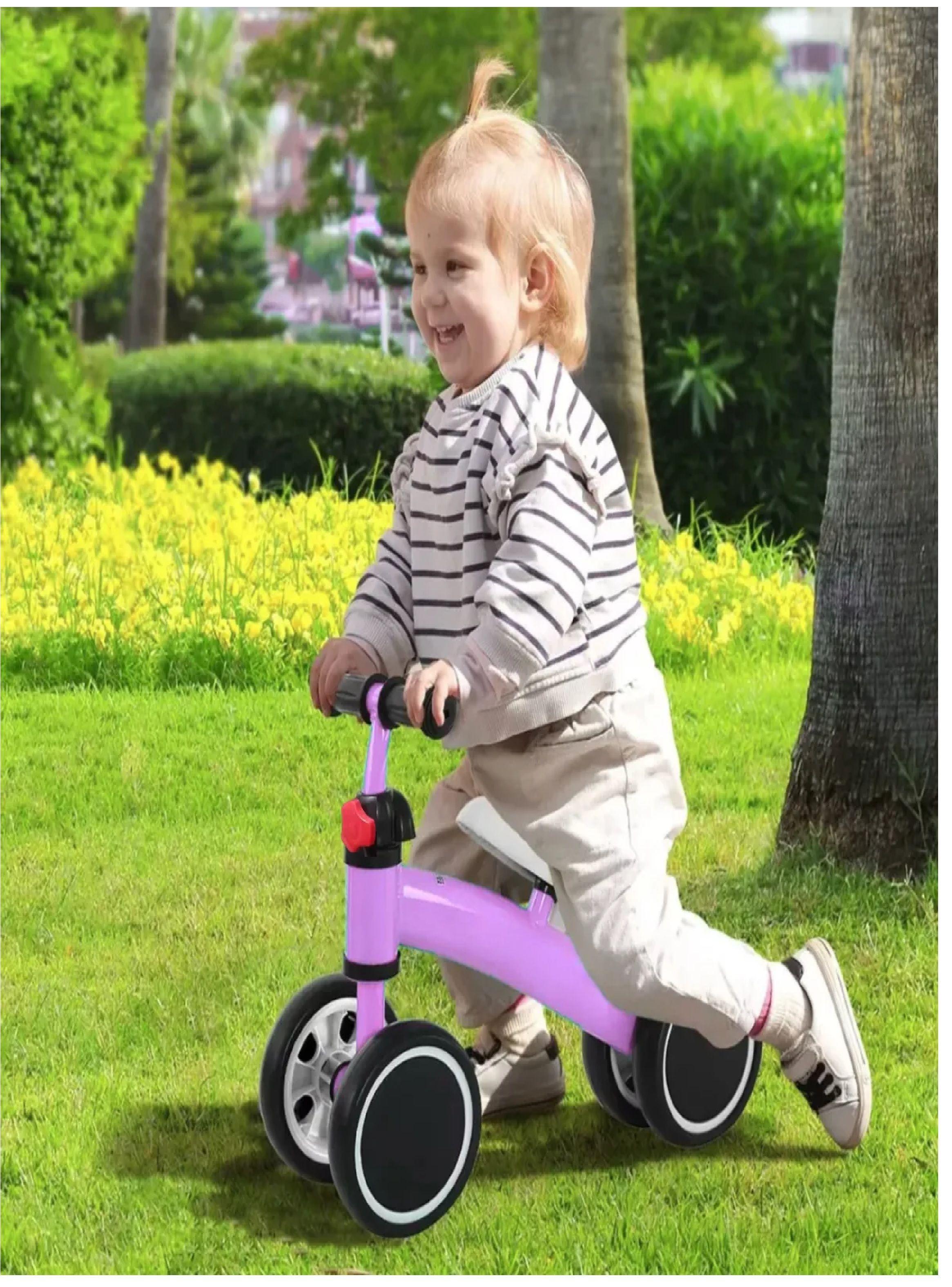 Bicicleta Correpasillo Triciclo Aprendizaje Equilibrio Niños Rosa-2