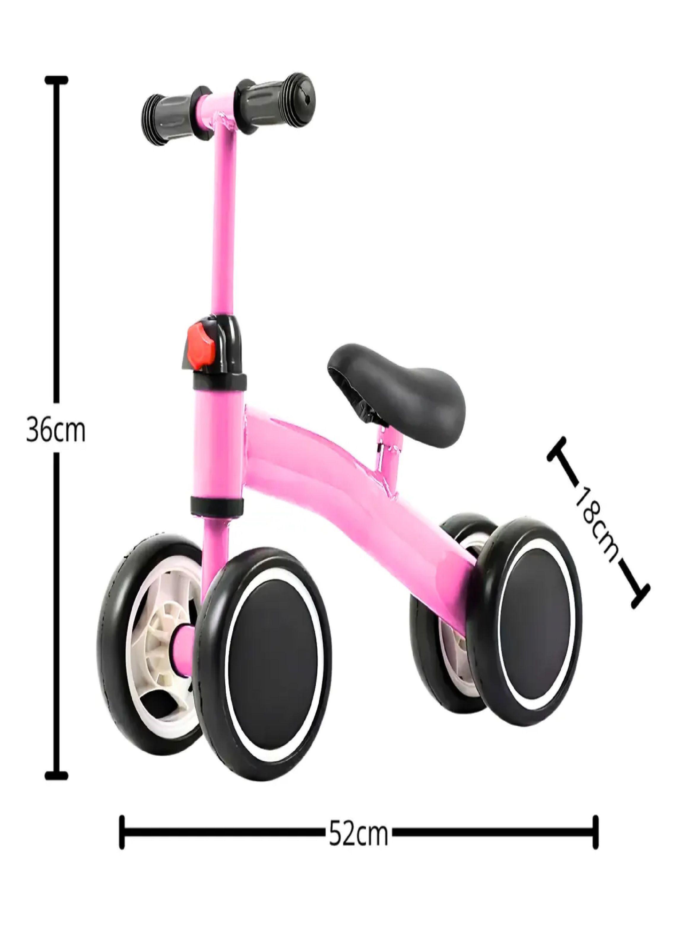 Bicicleta Correpasillo Triciclo Aprendizaje Equilibrio Niños Rosa-5
