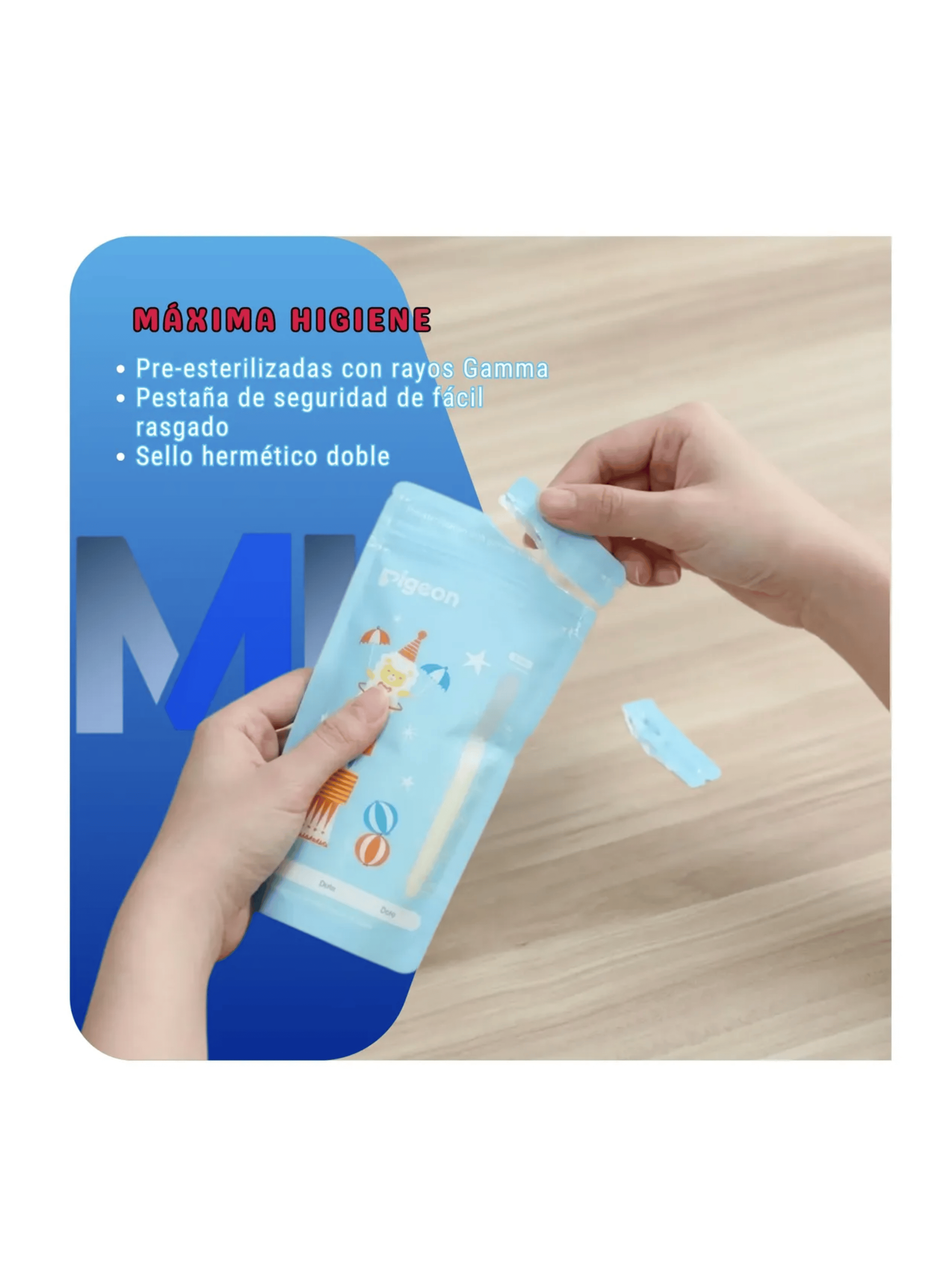 Bolsas Leche Materna 25un 180ml Extractor Manual Pigeon-5