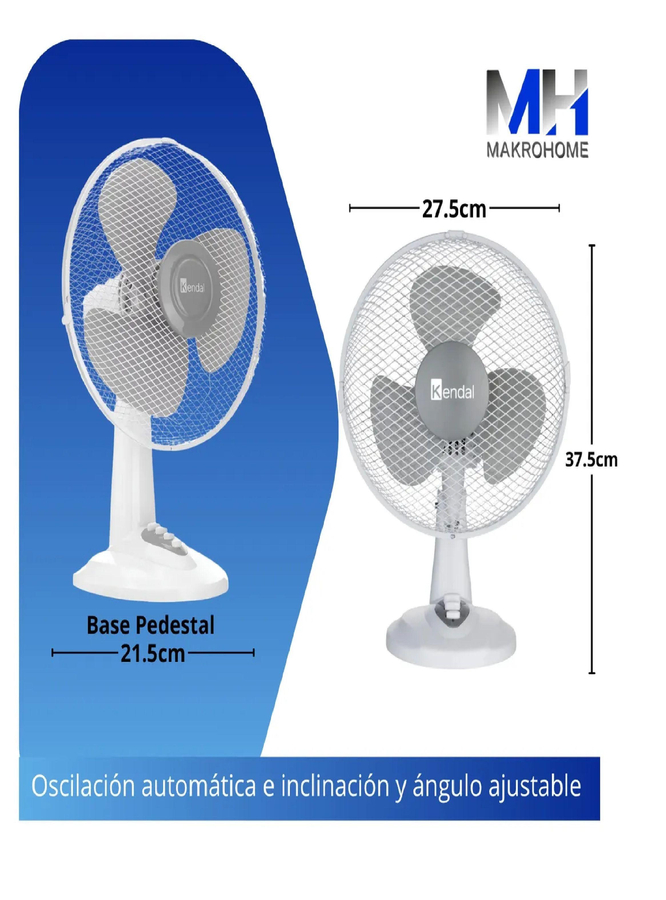 Ventilador Mesa Sobremesa Silencioso Kendal Kf-09d Oscilante-2