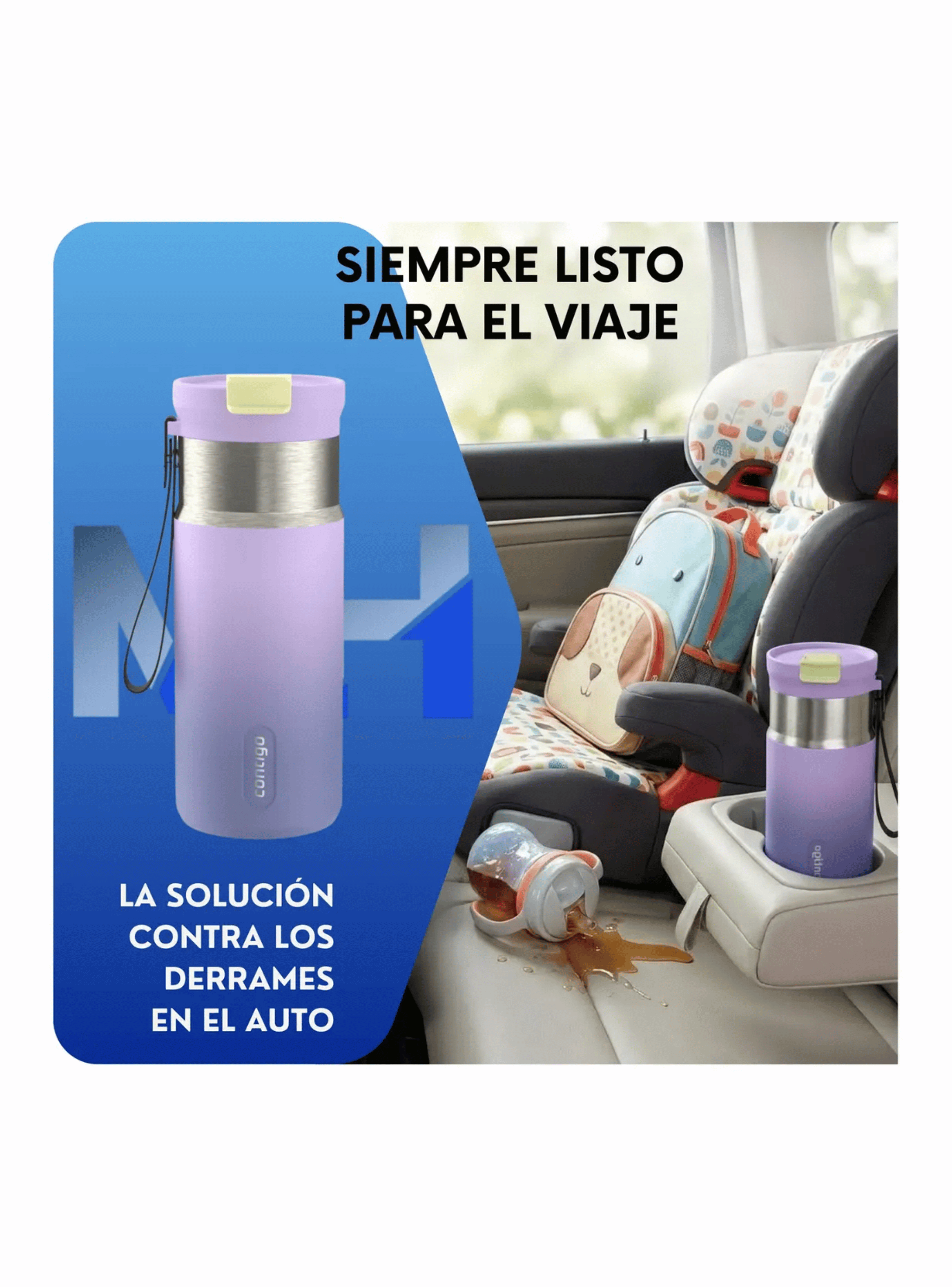 Botella Termica Contigo Dual Sip 473ml Frio Y Calor Inox-6
