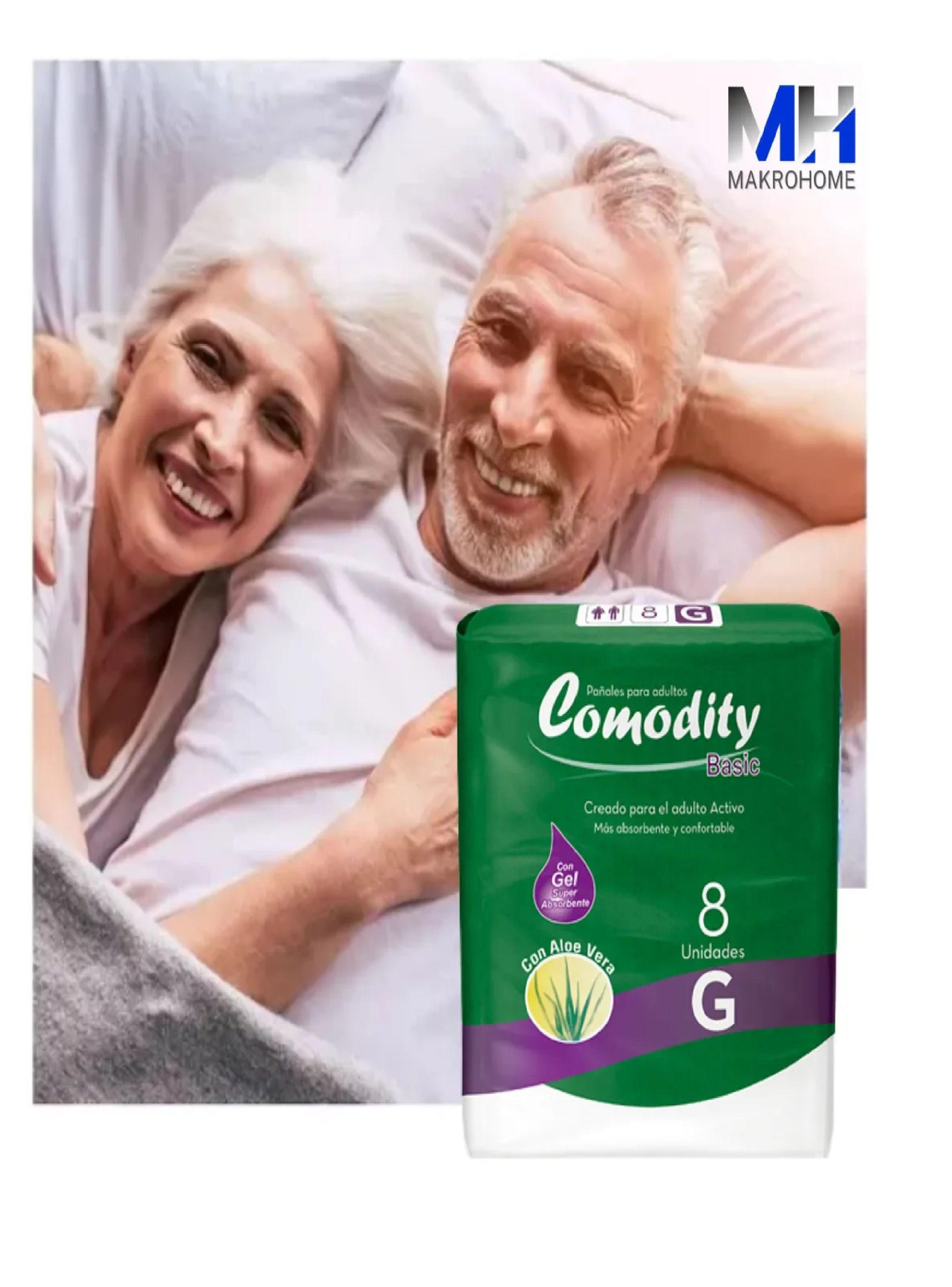 Pañales Adulto Comodity Basic Talla G Incontinencia Fuerte-3