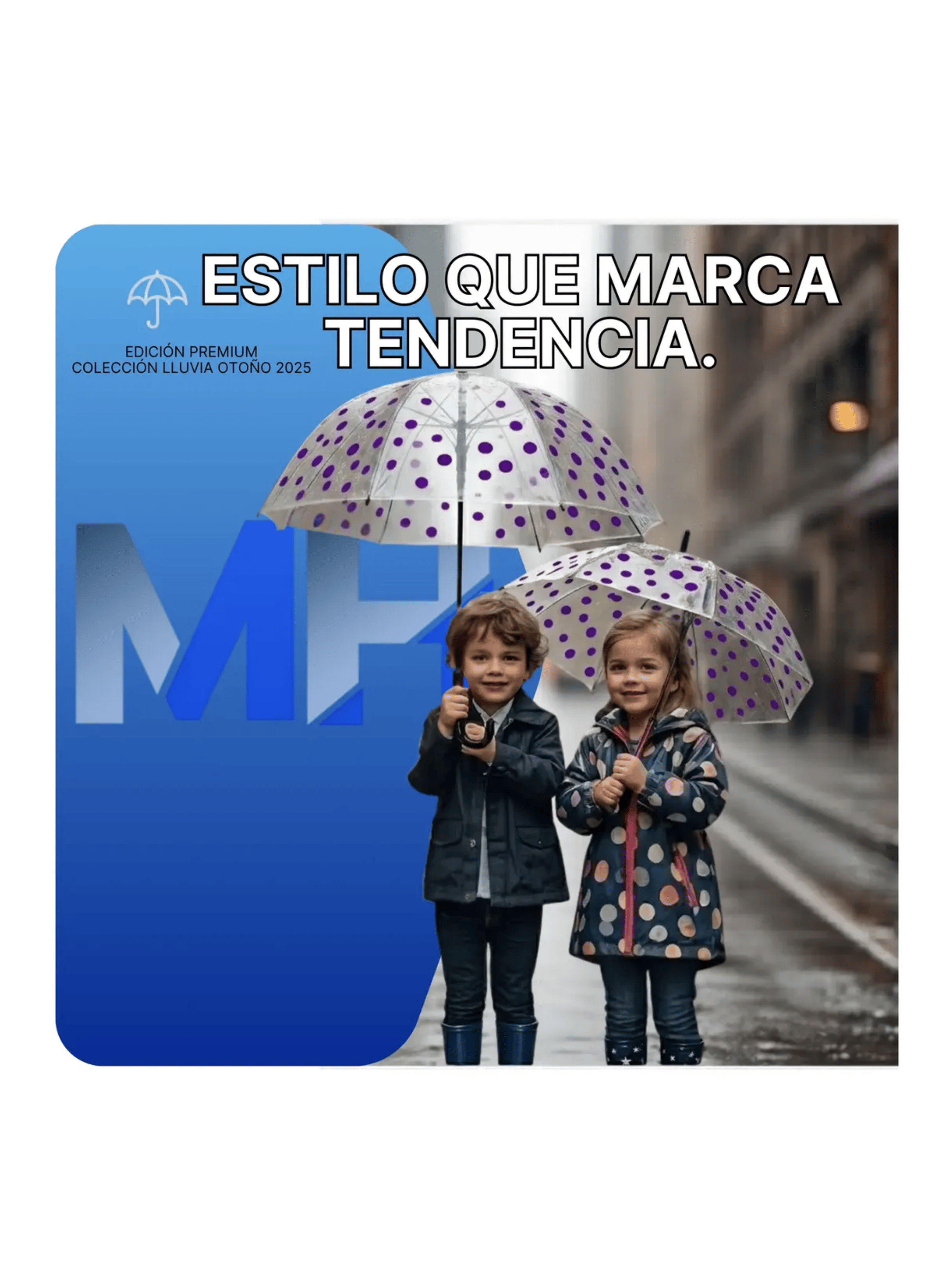 Paraguas Ni os Transparente Infantil Automatico De 90 Cm Lila-2