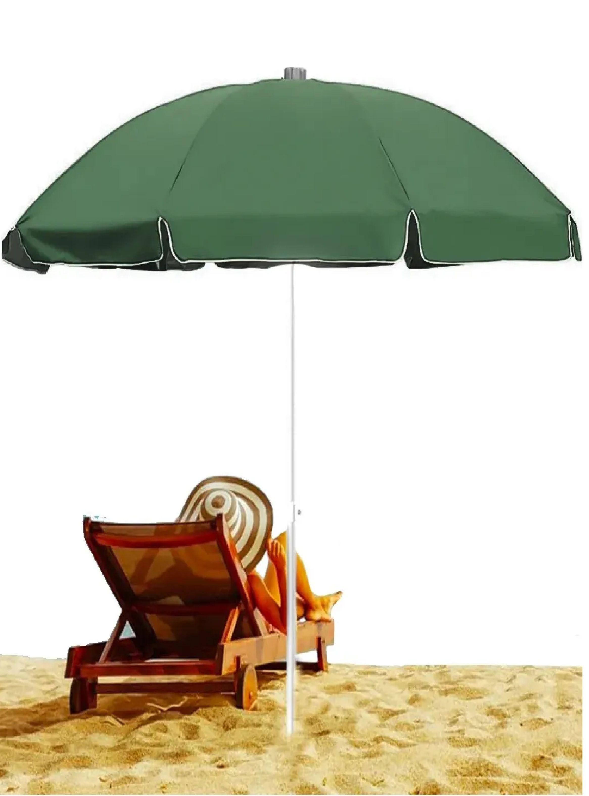 Pack X 5 Quitasol Filtro Uv Paraguas Sombrilla Verde 160cm-4
