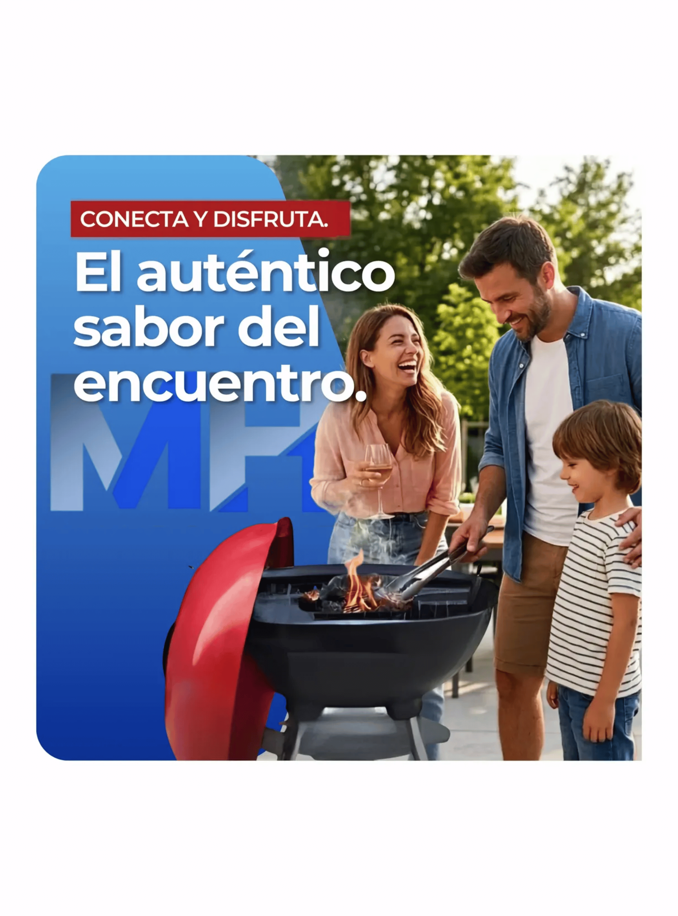 Kit Parrillero Parrilla Kettle 41cm Set 18 Pzs Soplador-5
