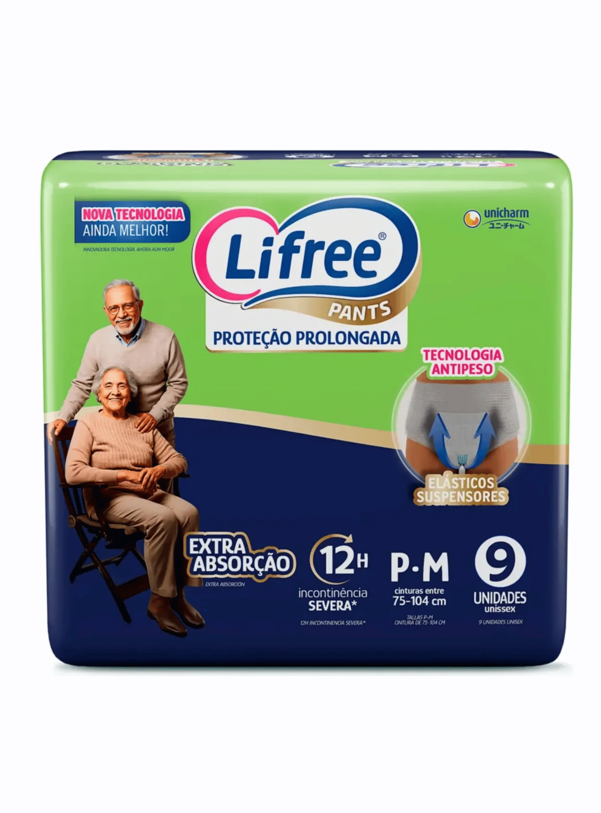 Pañal Adulto Lifree Pants P m 9 Uns Extra absorcion 12 Horas-0