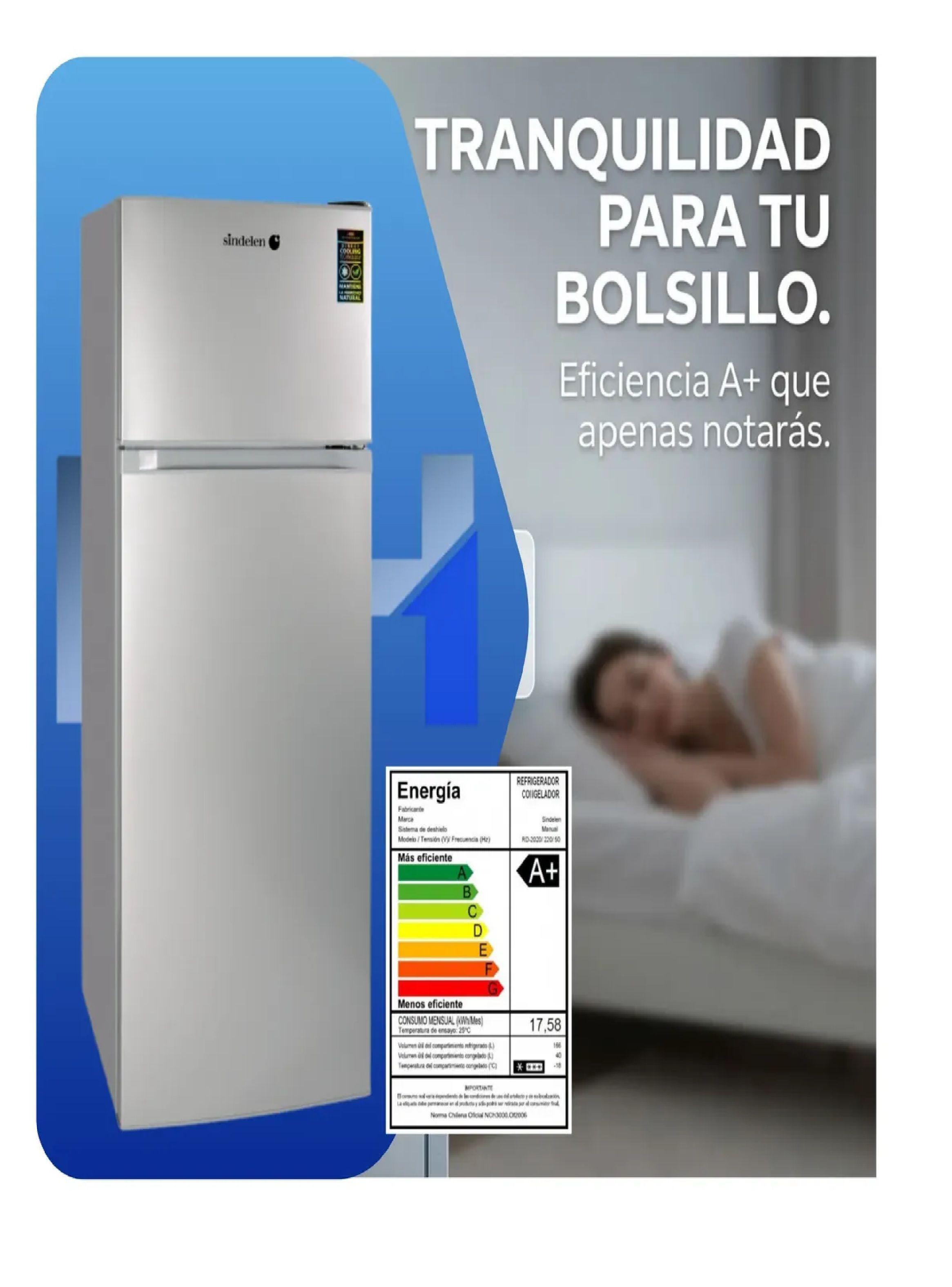 Refrigerador Top Mount Sindelen Rd 2020si 206l Silver-3