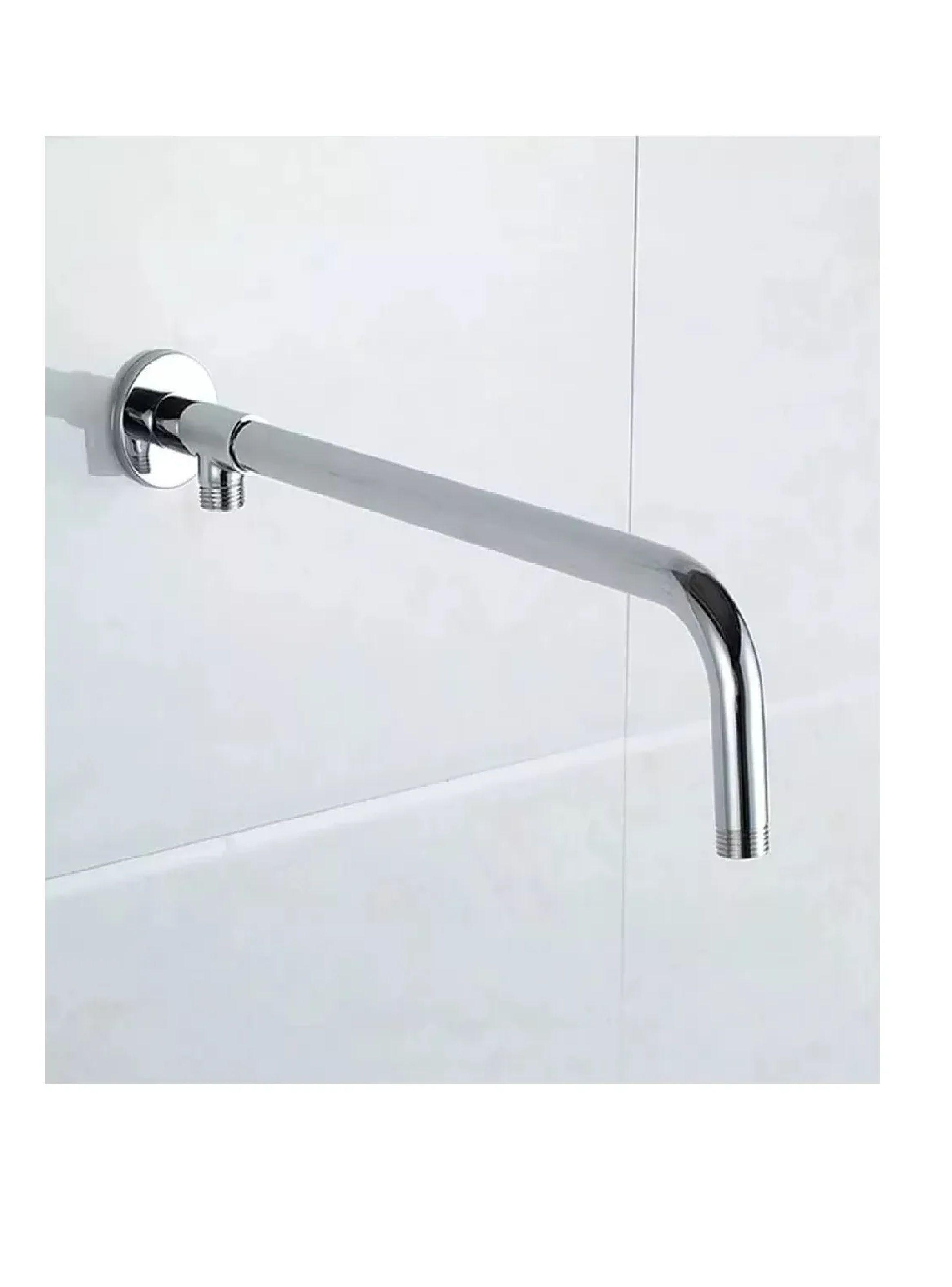 Plato Ducha Cuadrado + Brazo Para Flexible + Flexible 1.85 M-4