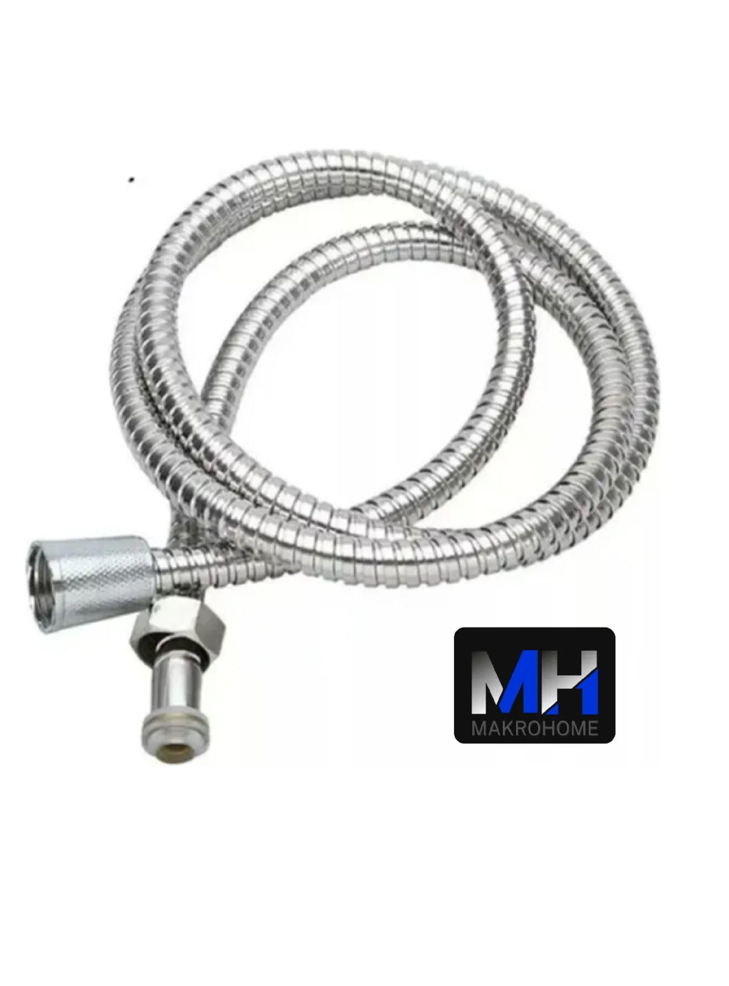 Plato Ducha Cuadrado + Brazo Para Flexible + Flexible 1.85 M-5
