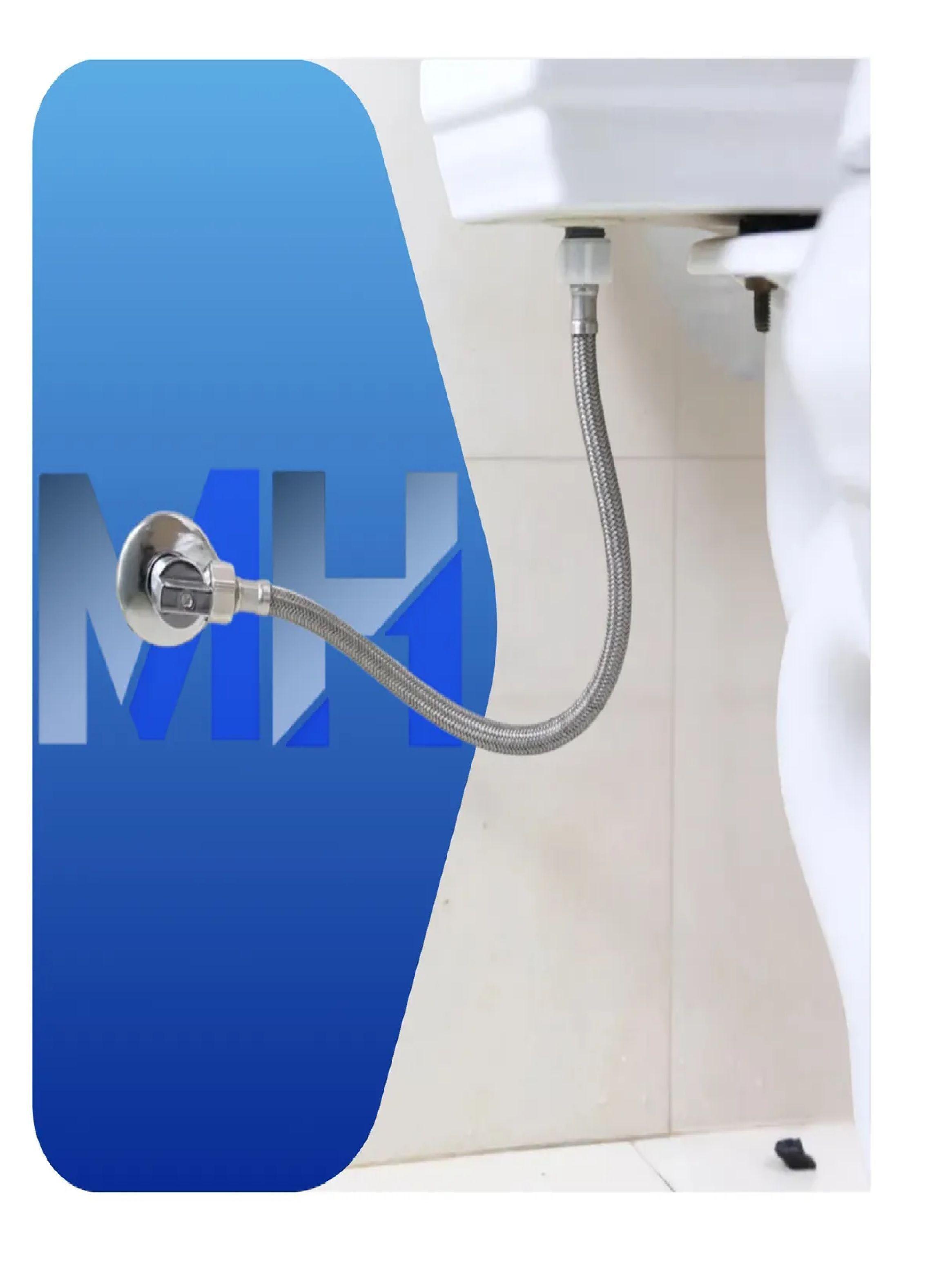 Pack 10 Flexibles Agua Wc 1/2 X 15/16 X 30cm Acero Inox Taumm-3