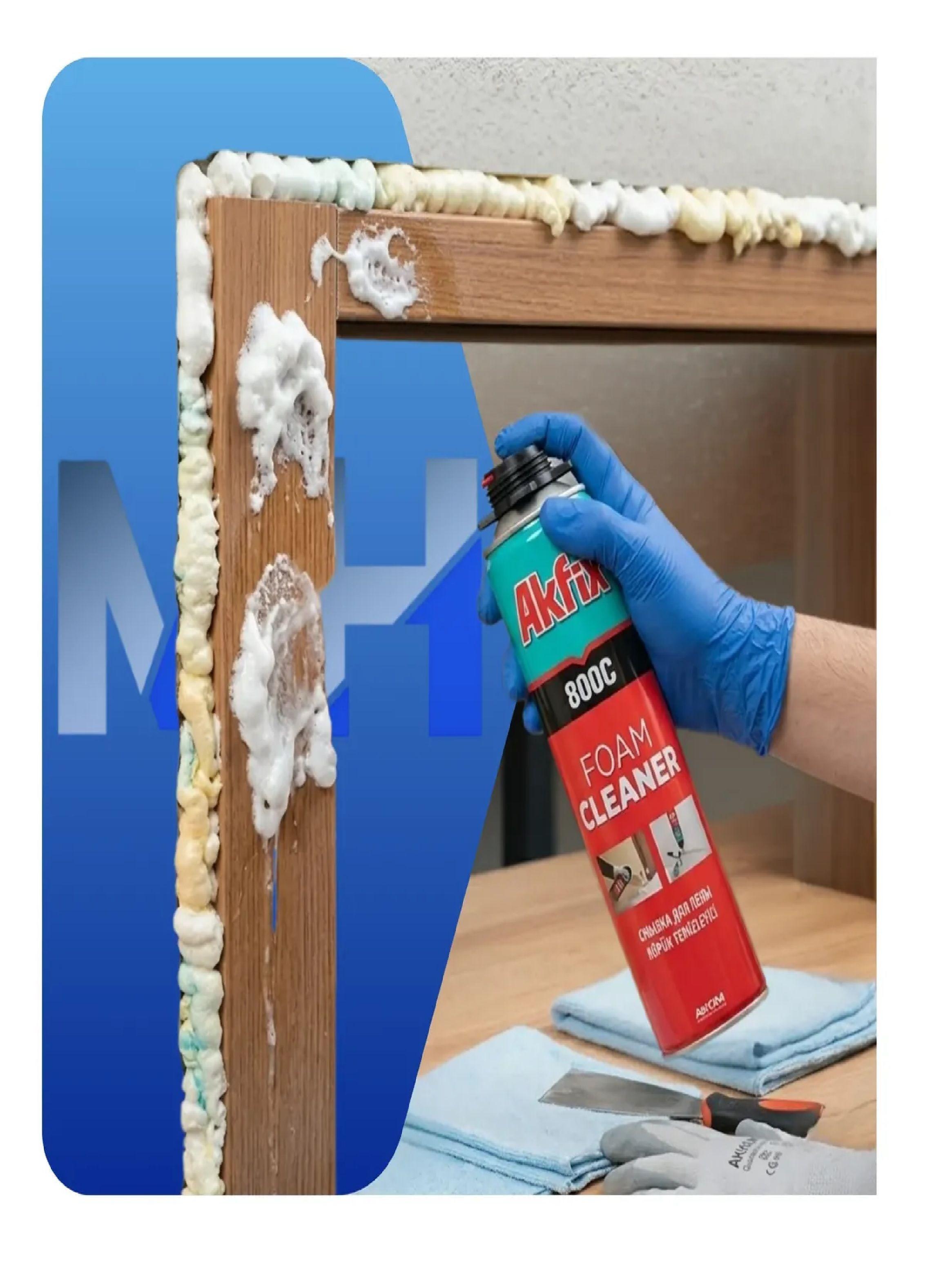 6 Unid Solvente Limpiador Akfix 800c Espuma Poliuretano-4