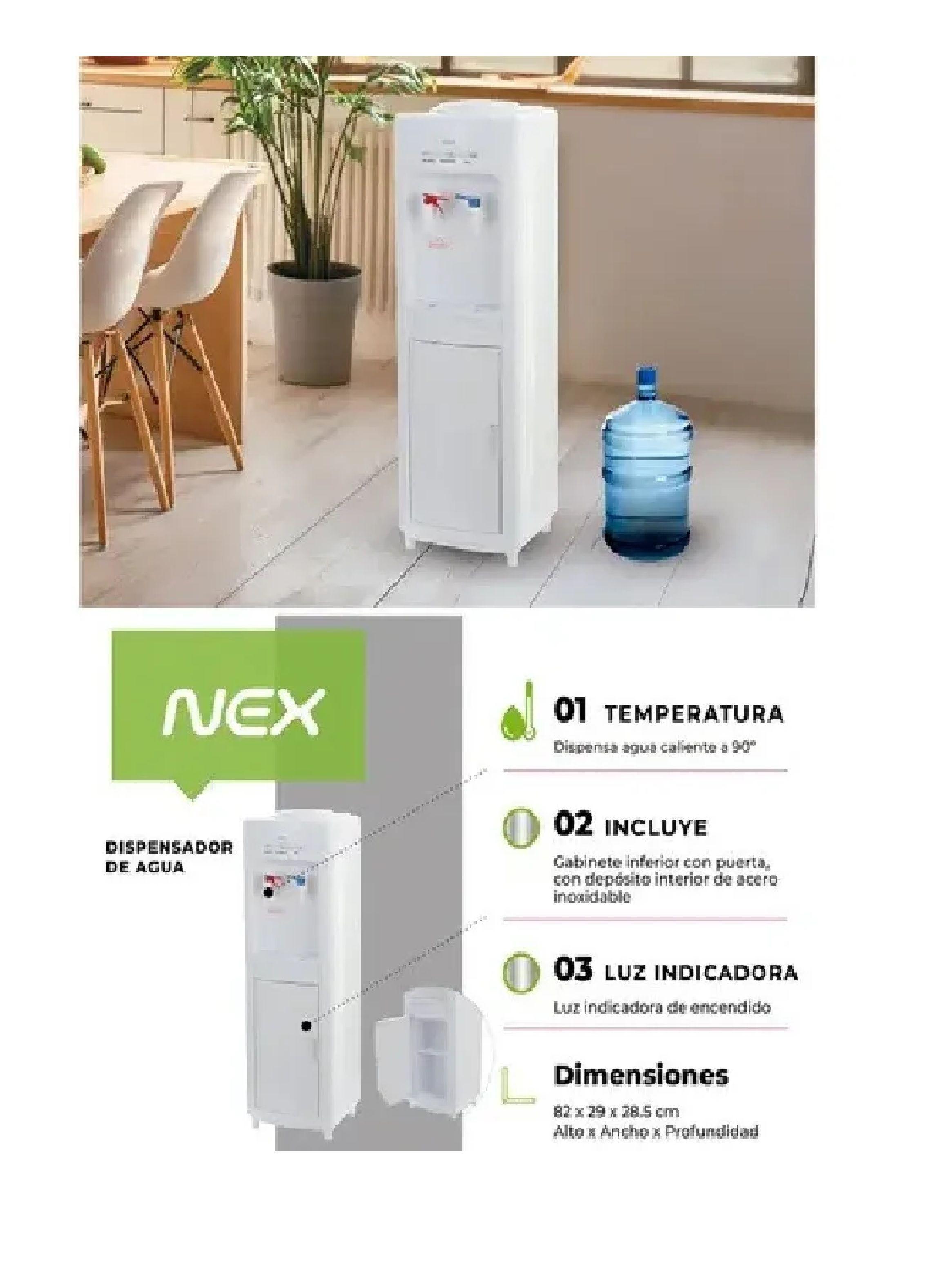 Dispensador De Agua Pedestal Fría Y Caliente Nex Hasta 20l-4