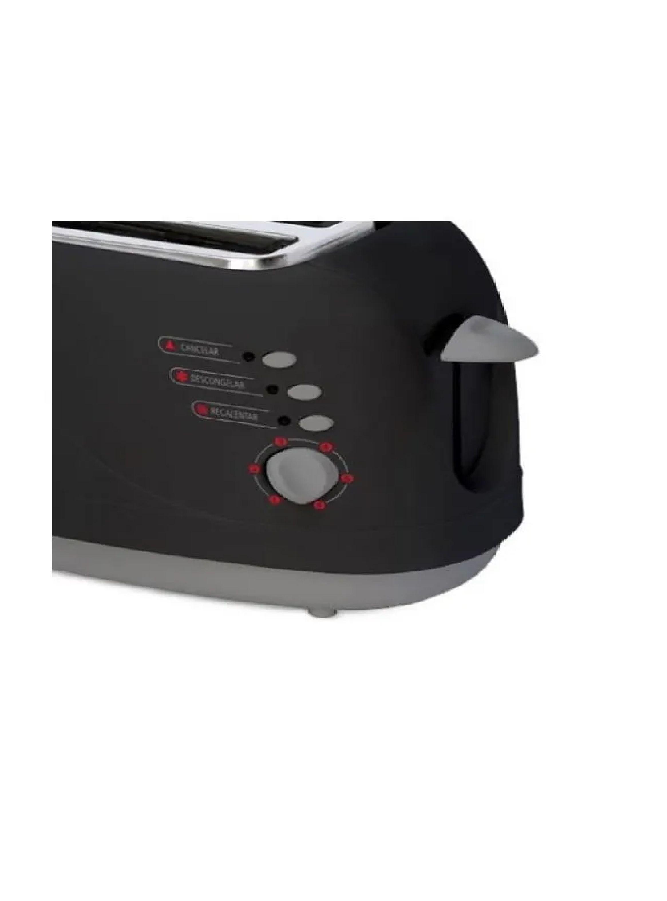 Tostador De Pan Eléctrico Sindelen Tp1310 Negro-2