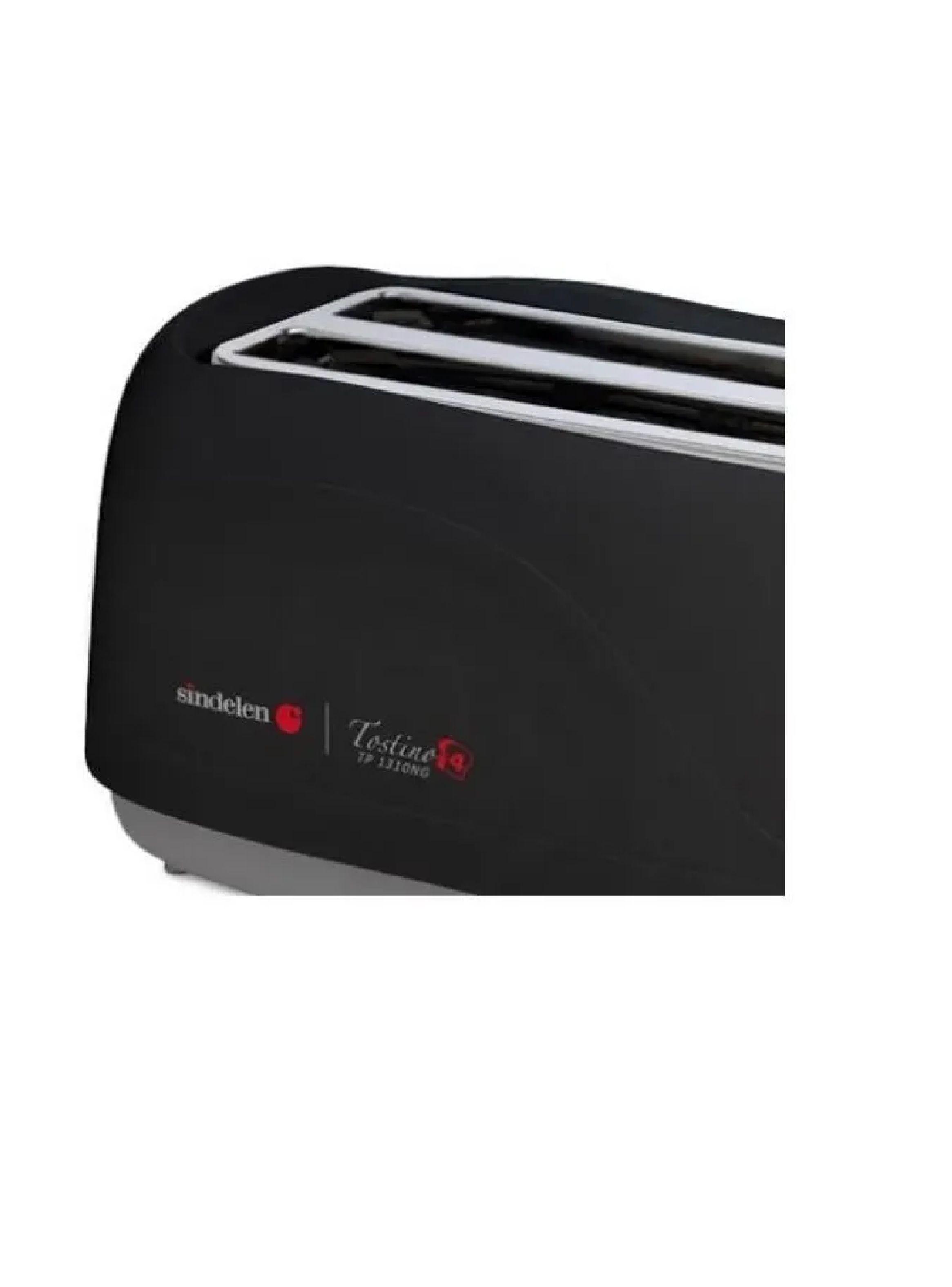 Tostador De Pan Eléctrico Sindelen Tp1310 Negro-3