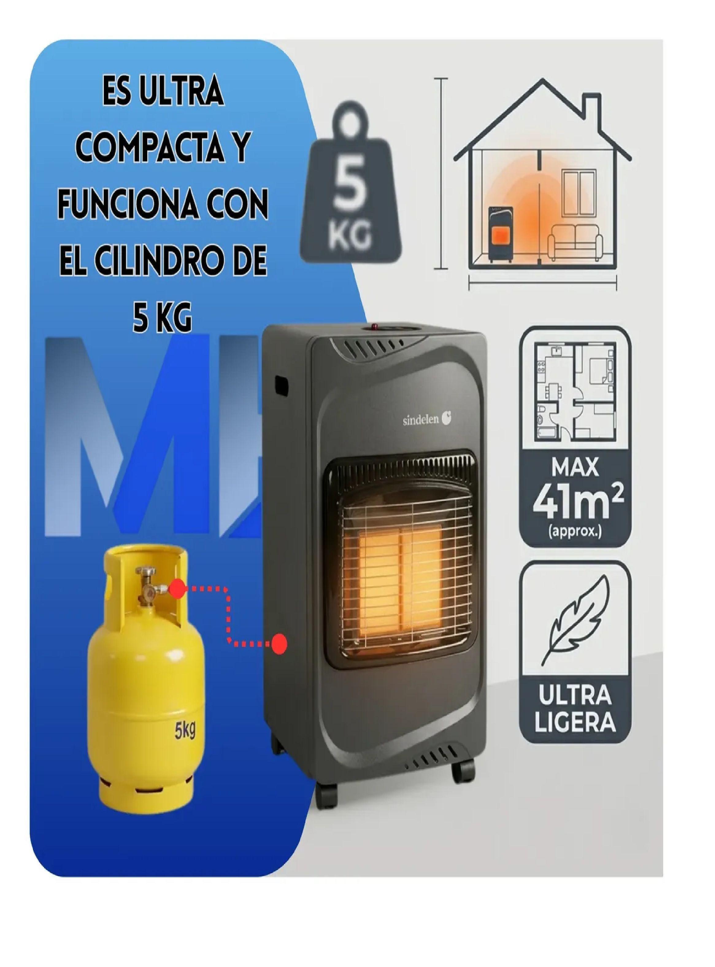 Estufa A Gas Infrarroja Sindelen Sr 5250ng Para Cilindro 5kg-2