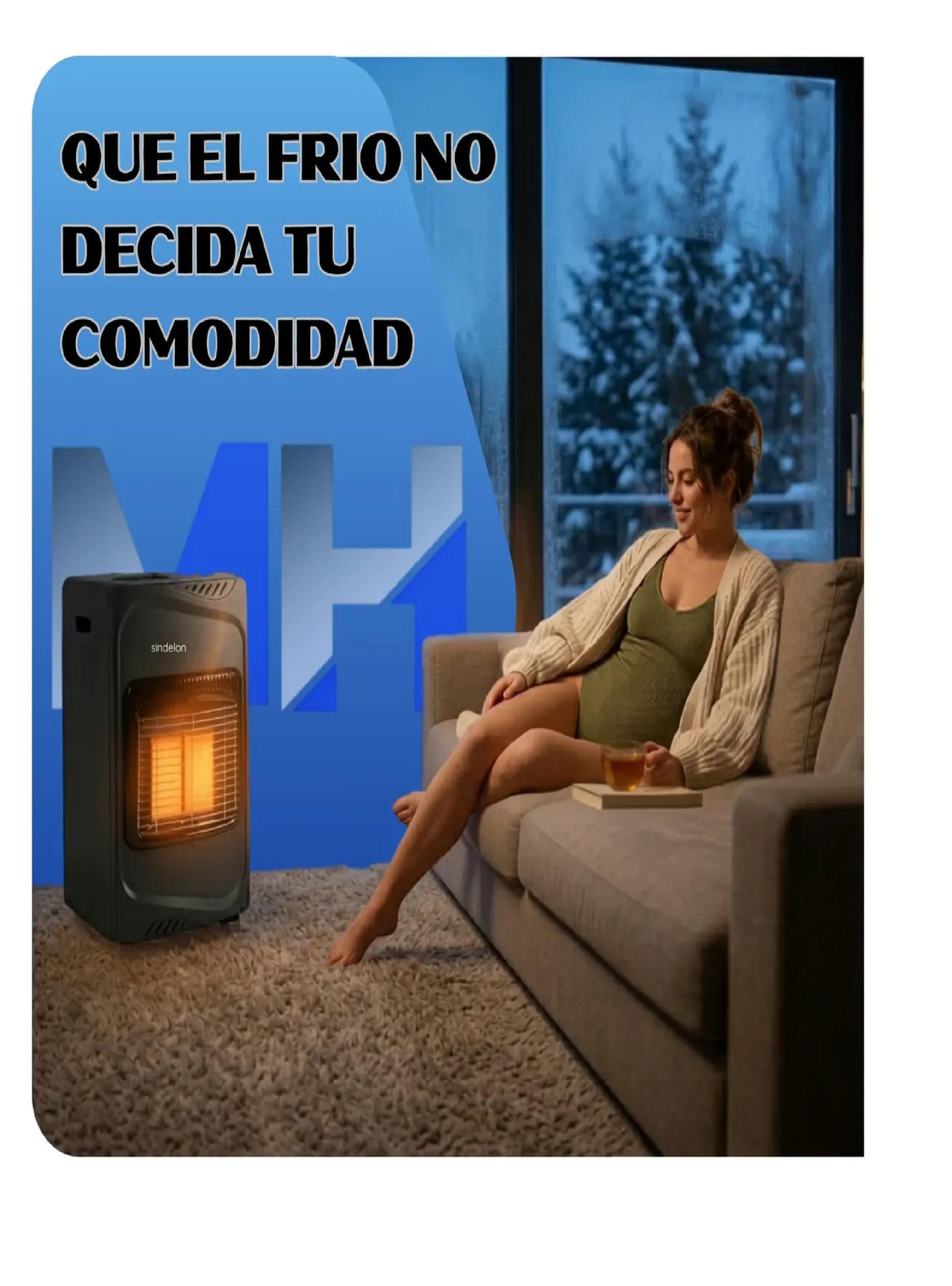 Estufa A Gas Infrarroja Sindelen Sr 5250ng Para Cilindro 5kg-4