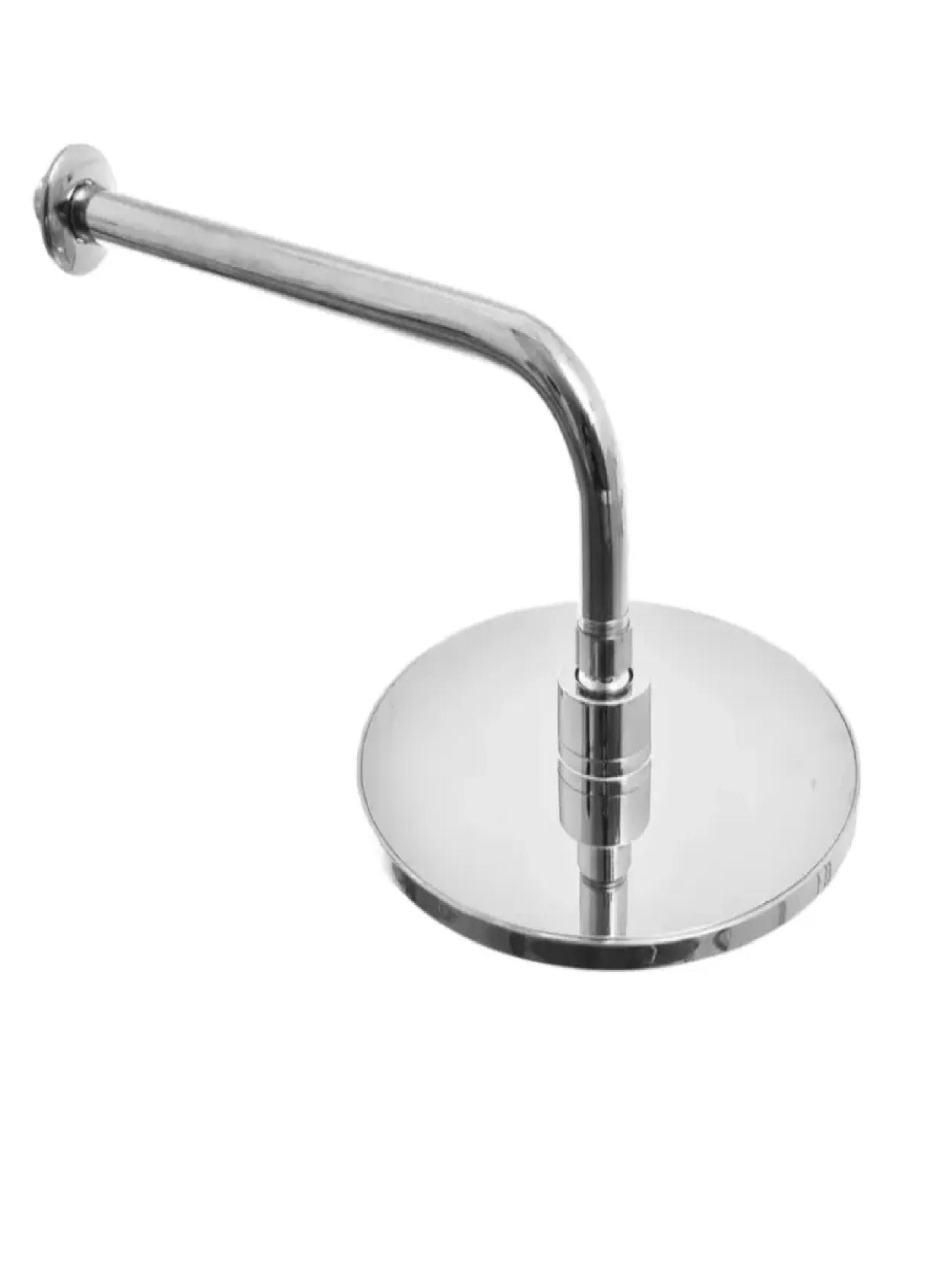 Ducha Lluvia Metalica 20cm + Brazo 40cm Lujo Y Durabilidad-0