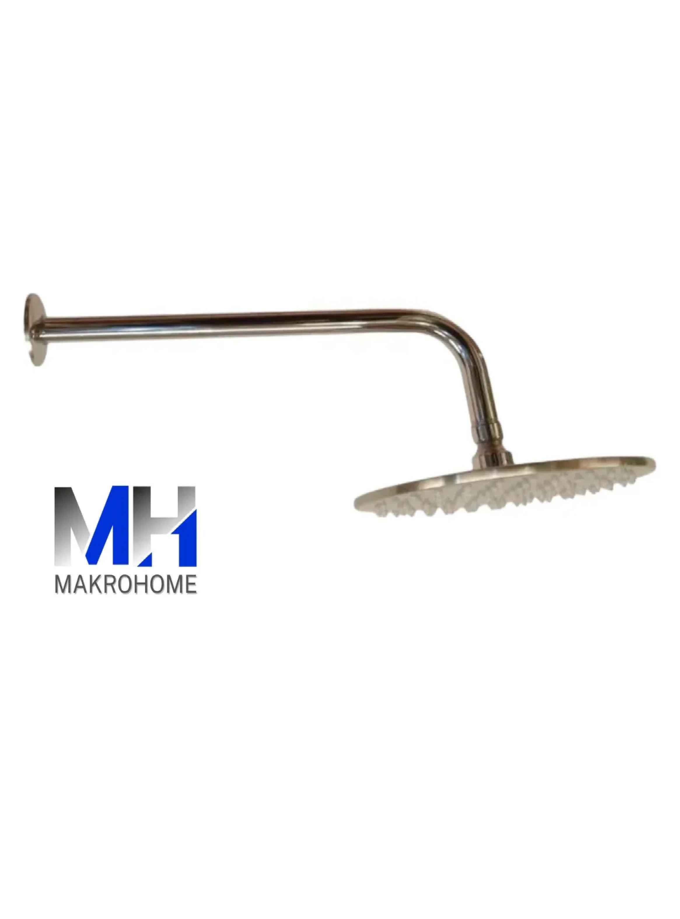 Ducha Lluvia Metalica 20cm + Brazo 40cm Lujo Y Durabilidad-1