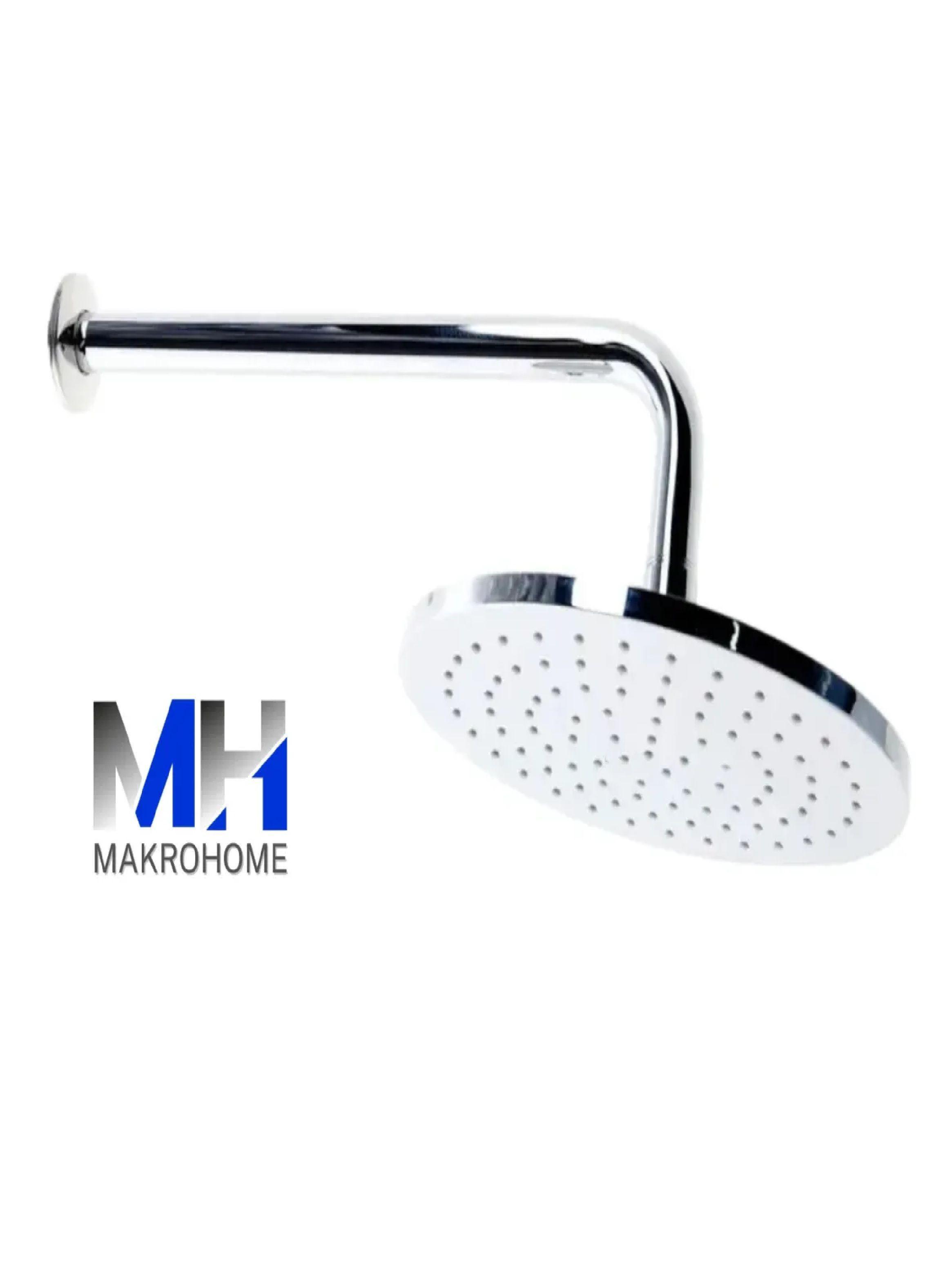 Ducha Lluvia Metalica 20cm + Brazo 40cm Lujo Y Durabilidad-2
