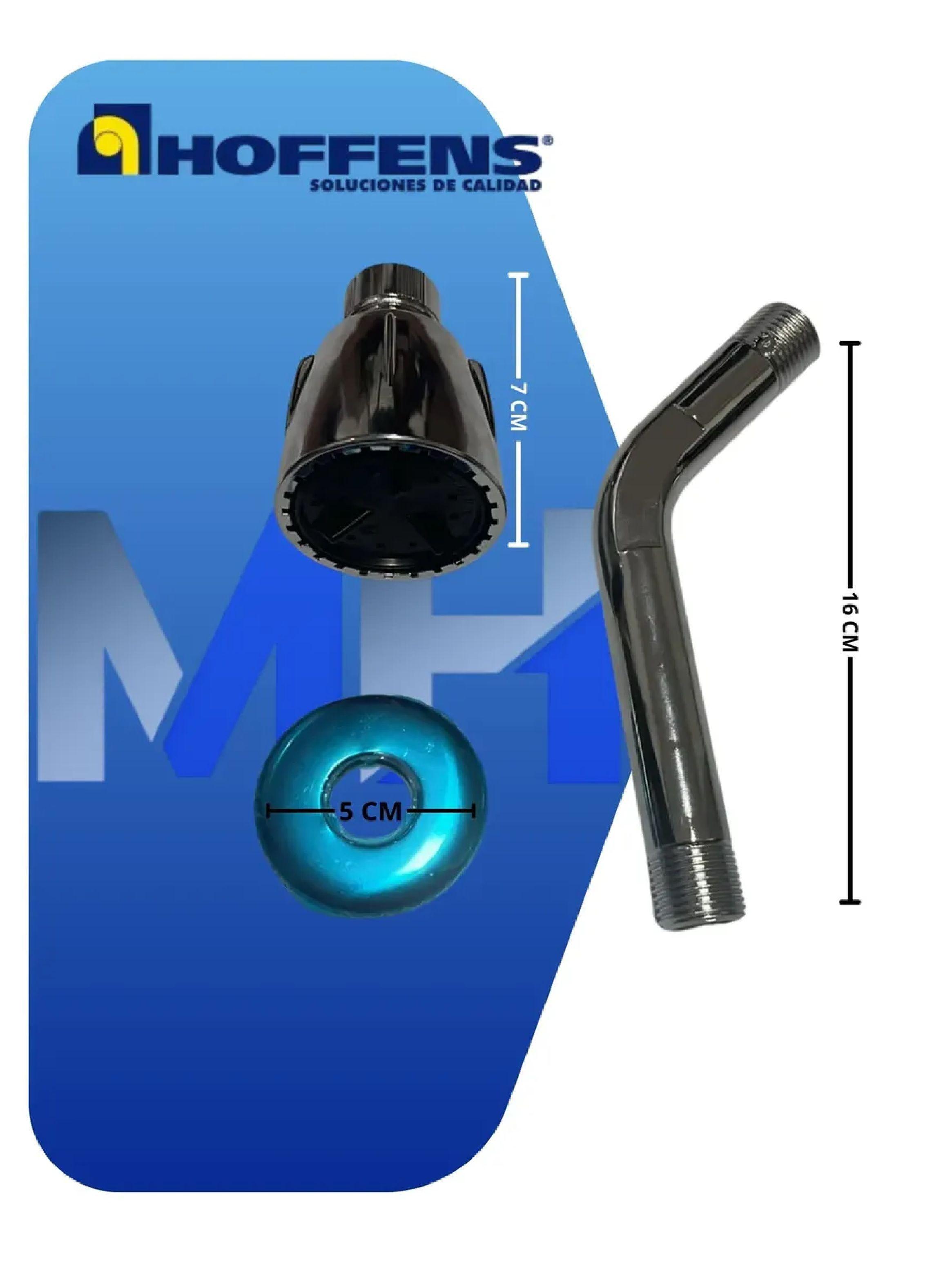 Ducha Movil Cromada Estandar Cabezal Movil Hilo Universal-2