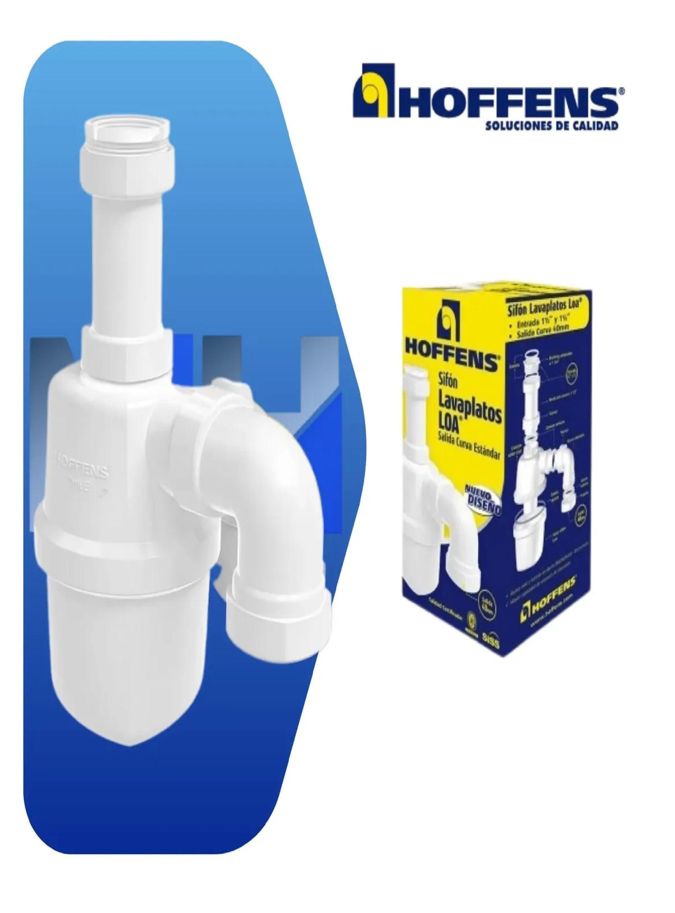 Sifon Lavaplatos Loa Salida Curva 1 1/2 Y 1 1/4 Certificado-3