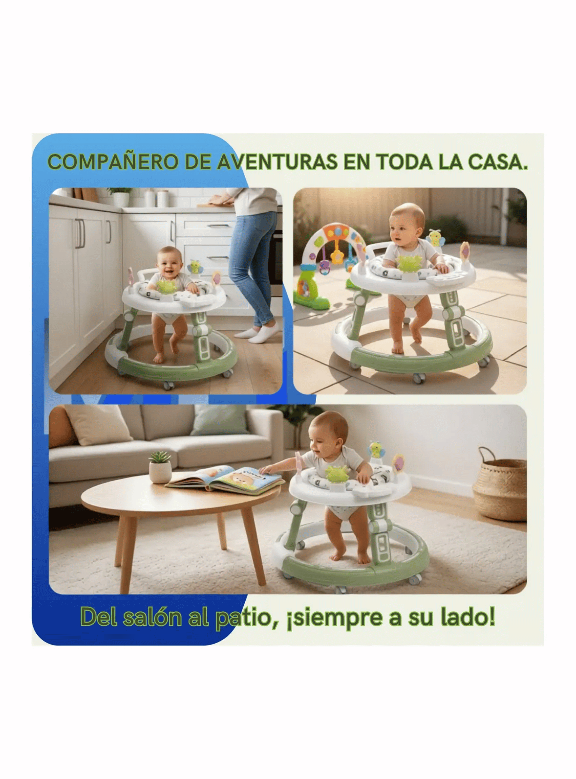 Andador Caminador Para Beb Plegable Centro De Actividades-4