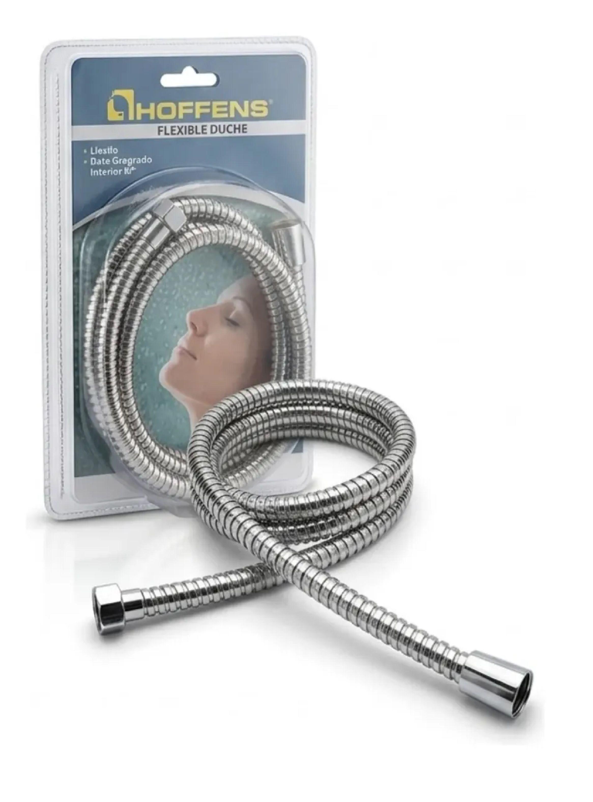 Flexible Ducha 1,75 Mt Doble Grapeado Reforzado Epdm Hoffens-0