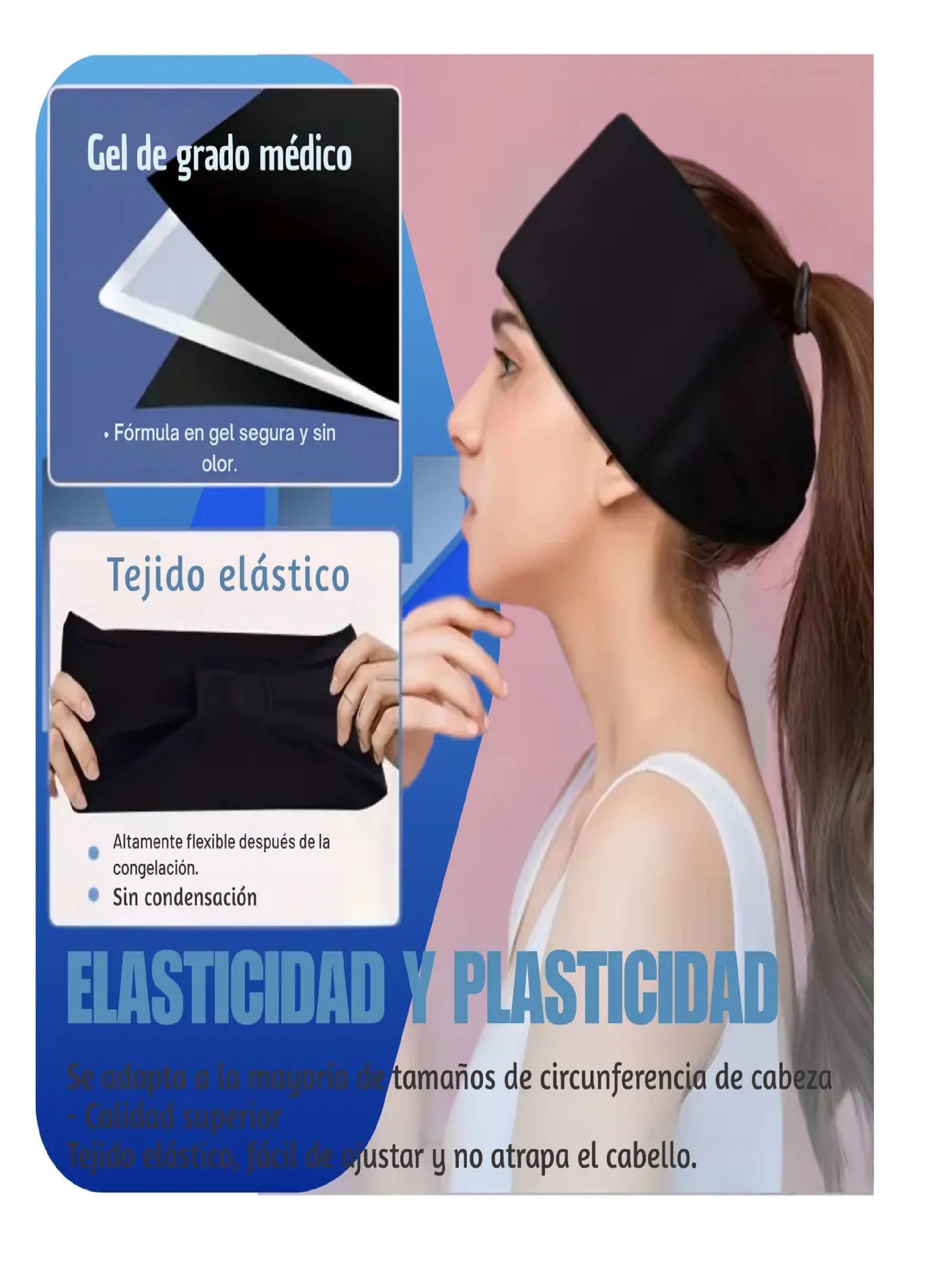 Compresa Diadema De Gel Frio Migraña Dolor De Cabeza Ojos-2