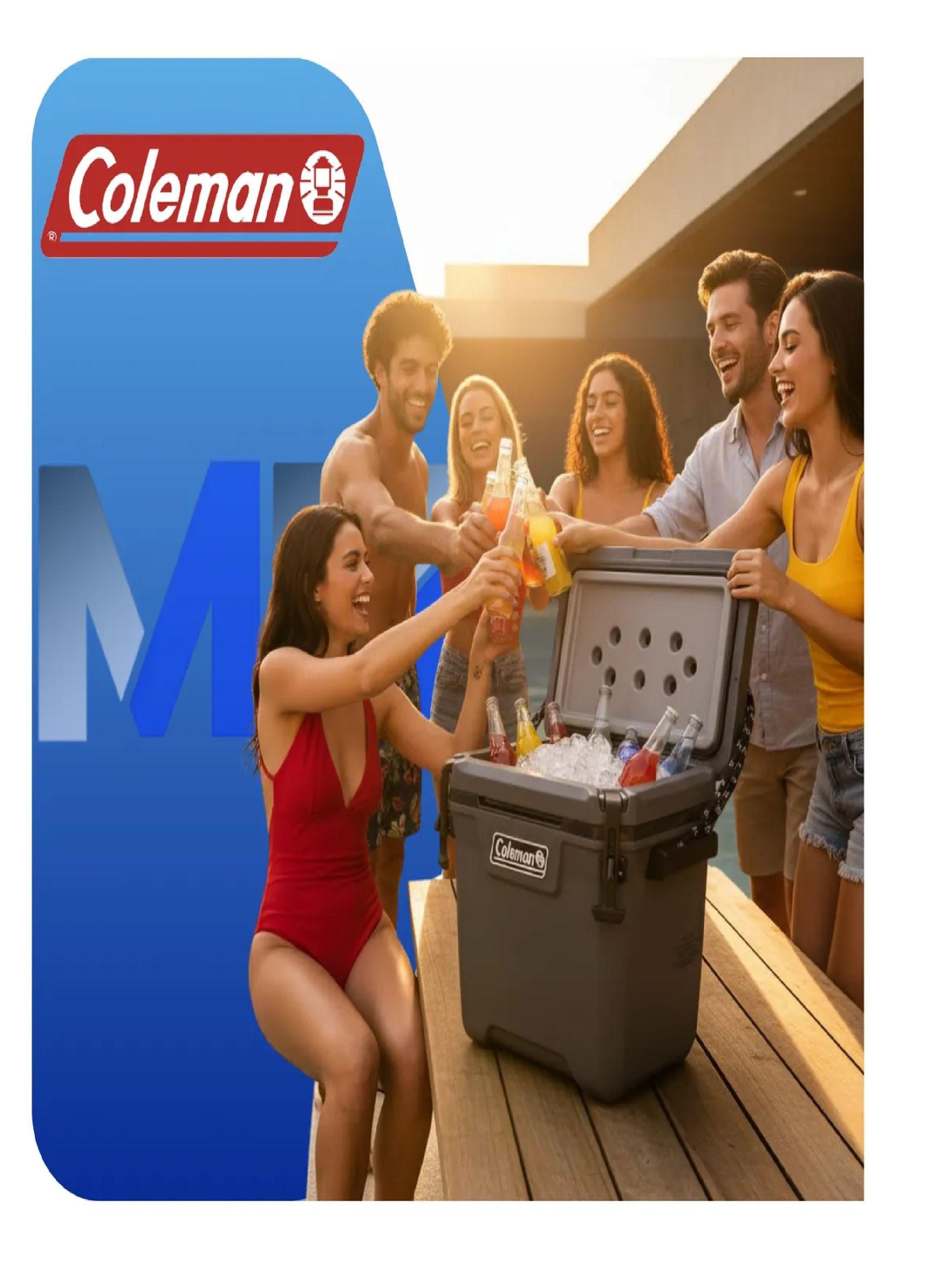 Cooler Coleman Convoy Outdoor 28qt 26l Gris Hielo Por Dias-3