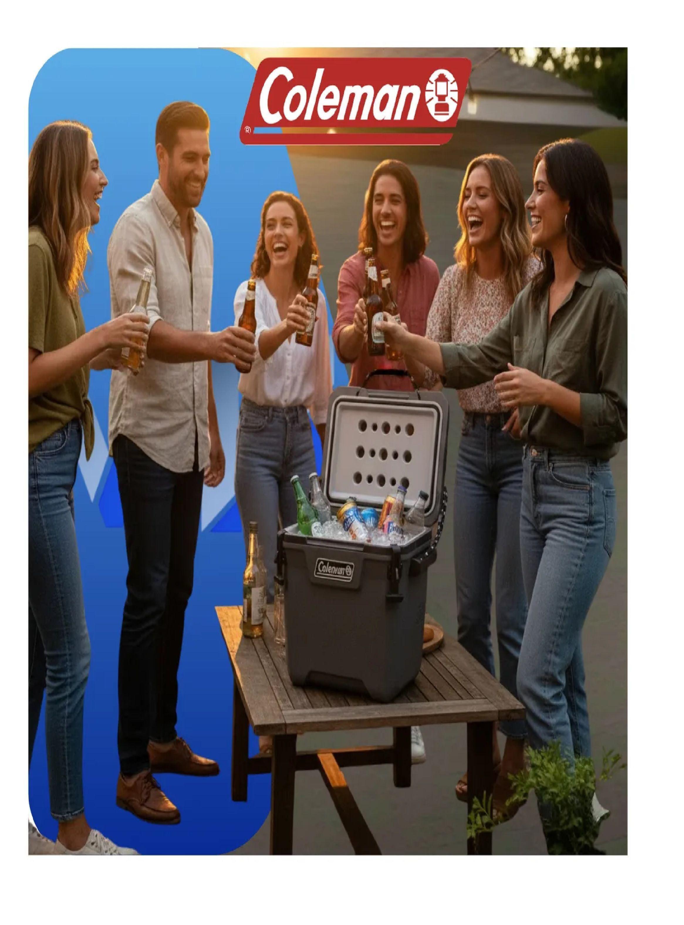 Cooler Coleman Convoy Outdoor 28qt 26l Gris Hielo Por Dias-5