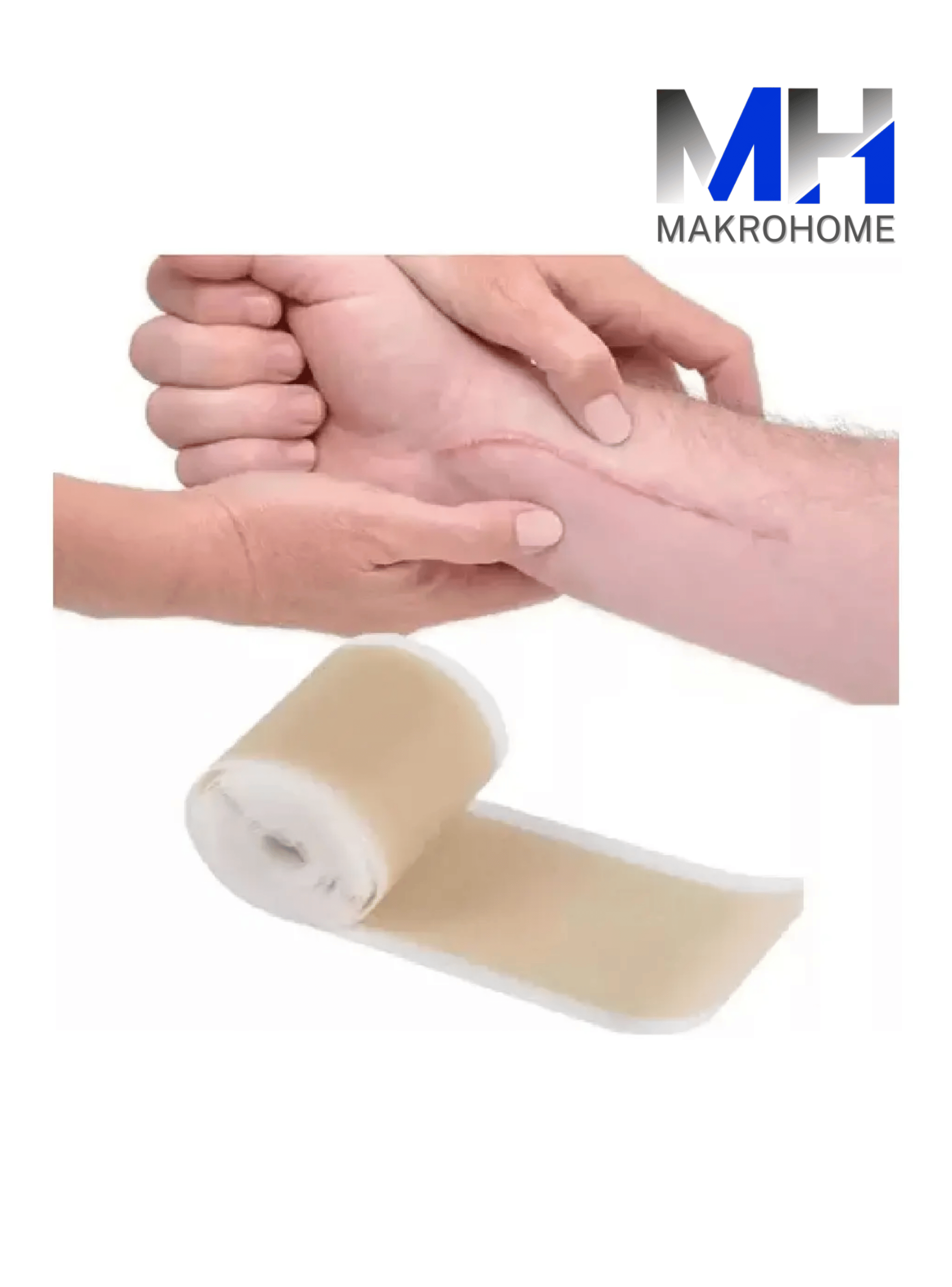 Parche Para Cicatrices Queloides Gel Rollo De 4cmx1m Heridas-4