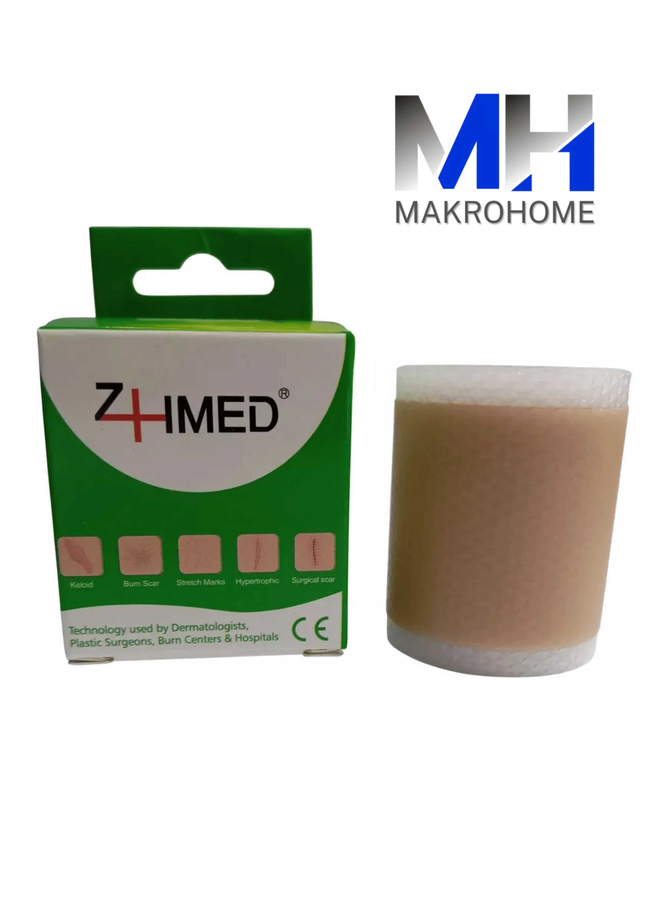 Parche Para Cicatrices Queloides Gel Rollo De 4cmx1m Heridas-7