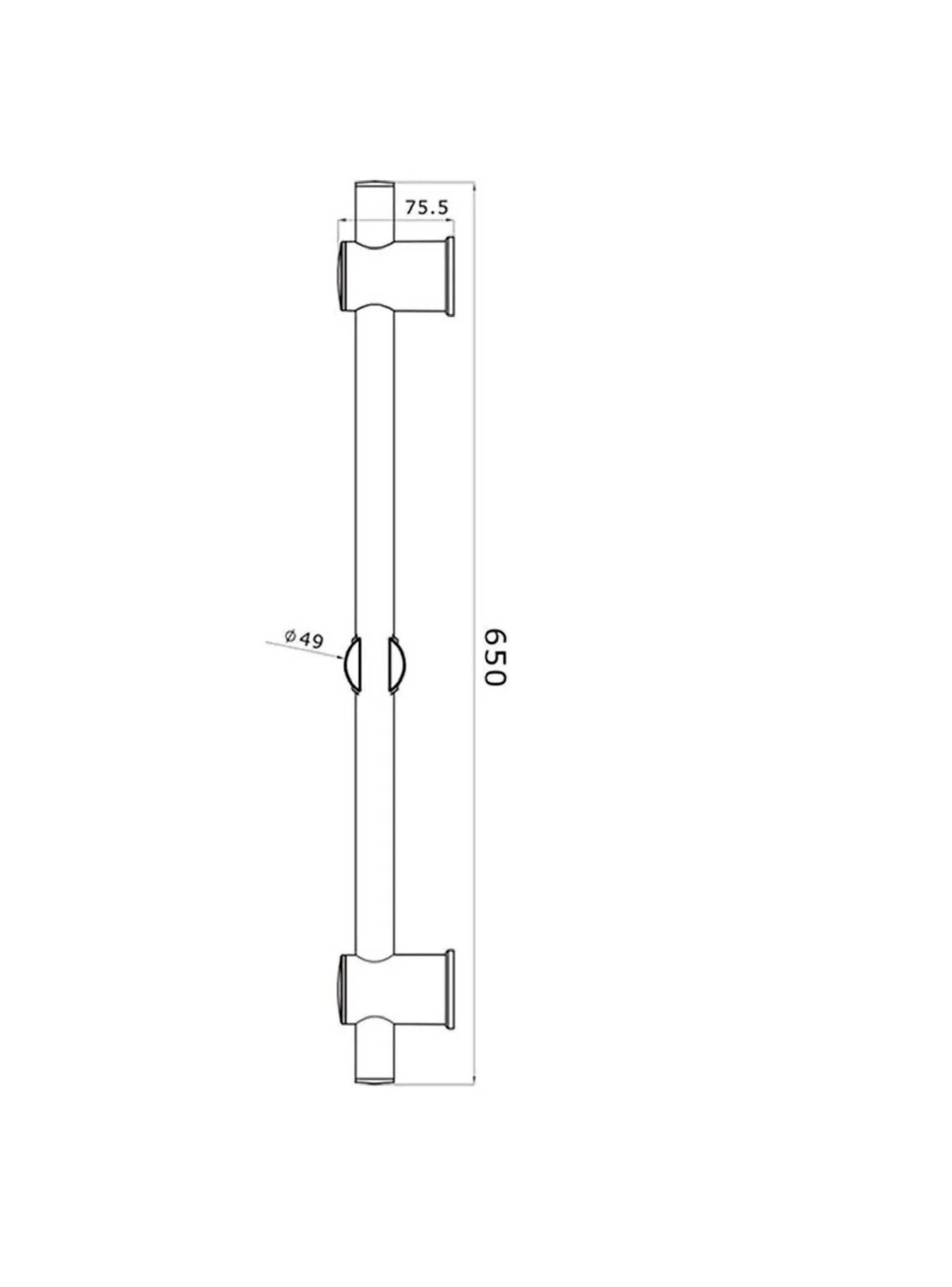 Barra Seguridad Y Soporte Para Ducha Telefono Adaptable 65cm-6