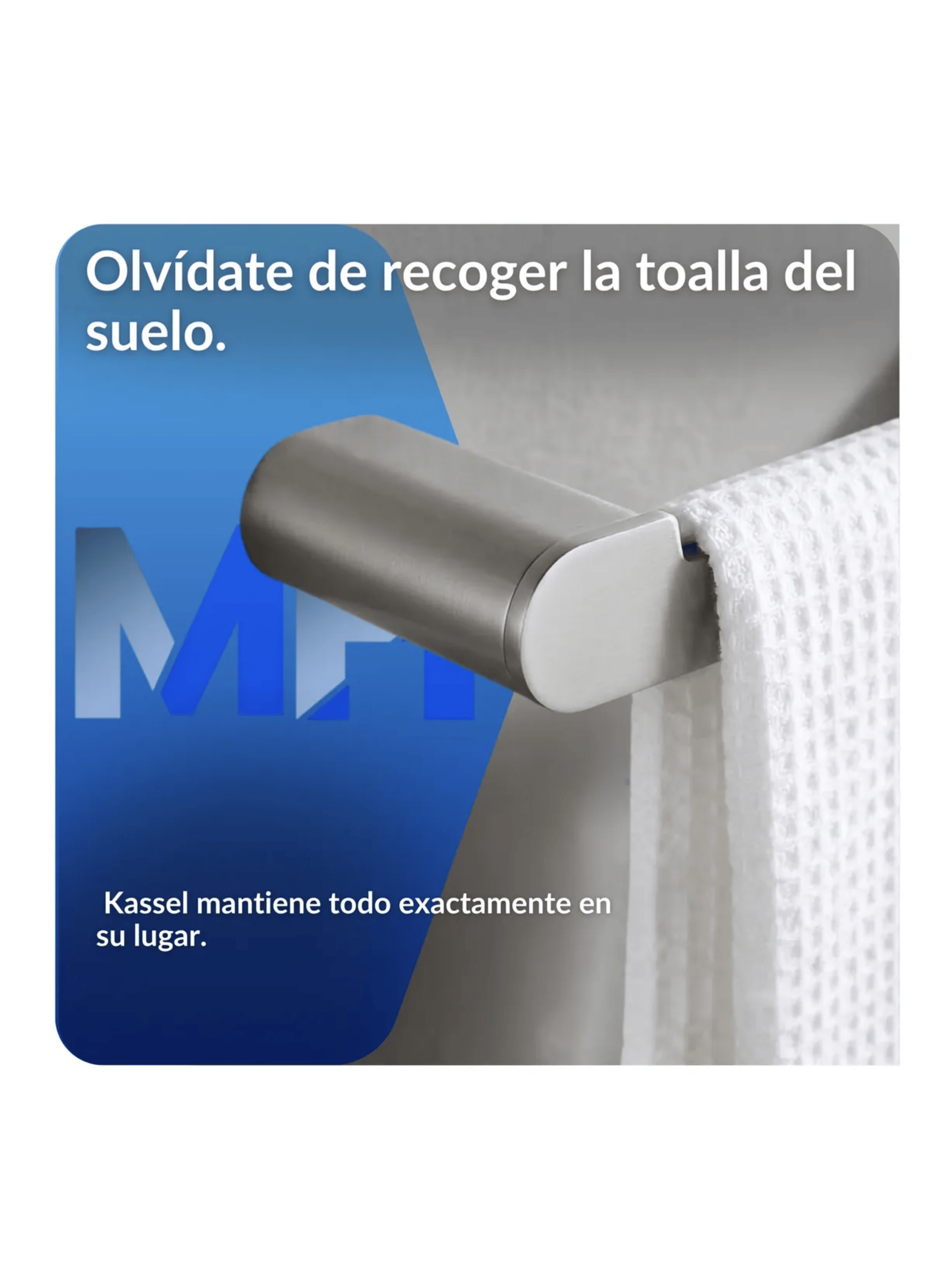 Toallero Barra 23 Cm Kassel Gris Niquel Satinado Antihuellas-3