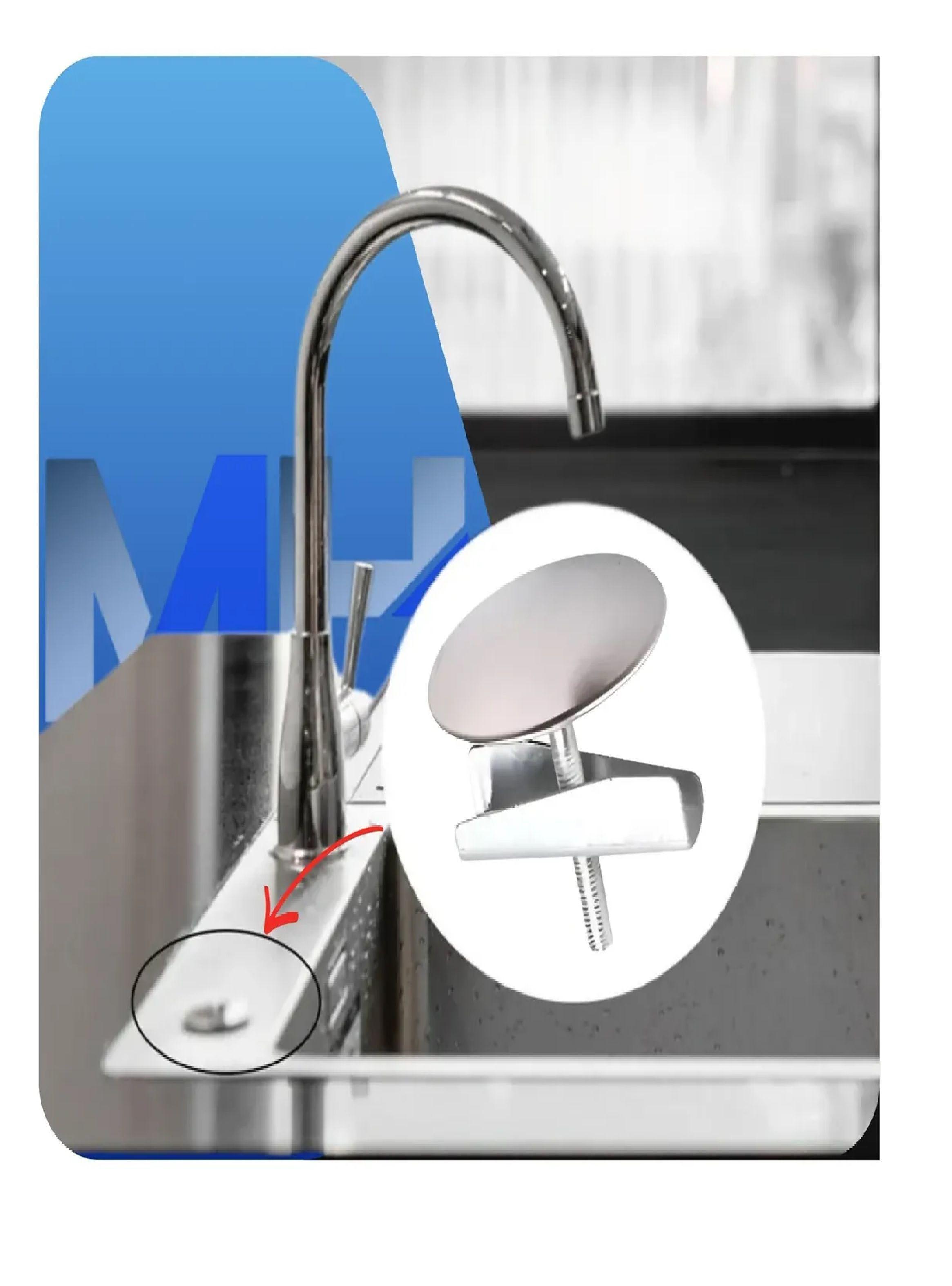 Piton Flange Ciego Sin Cadena Acero Inox Tapa Lavaplatos-6