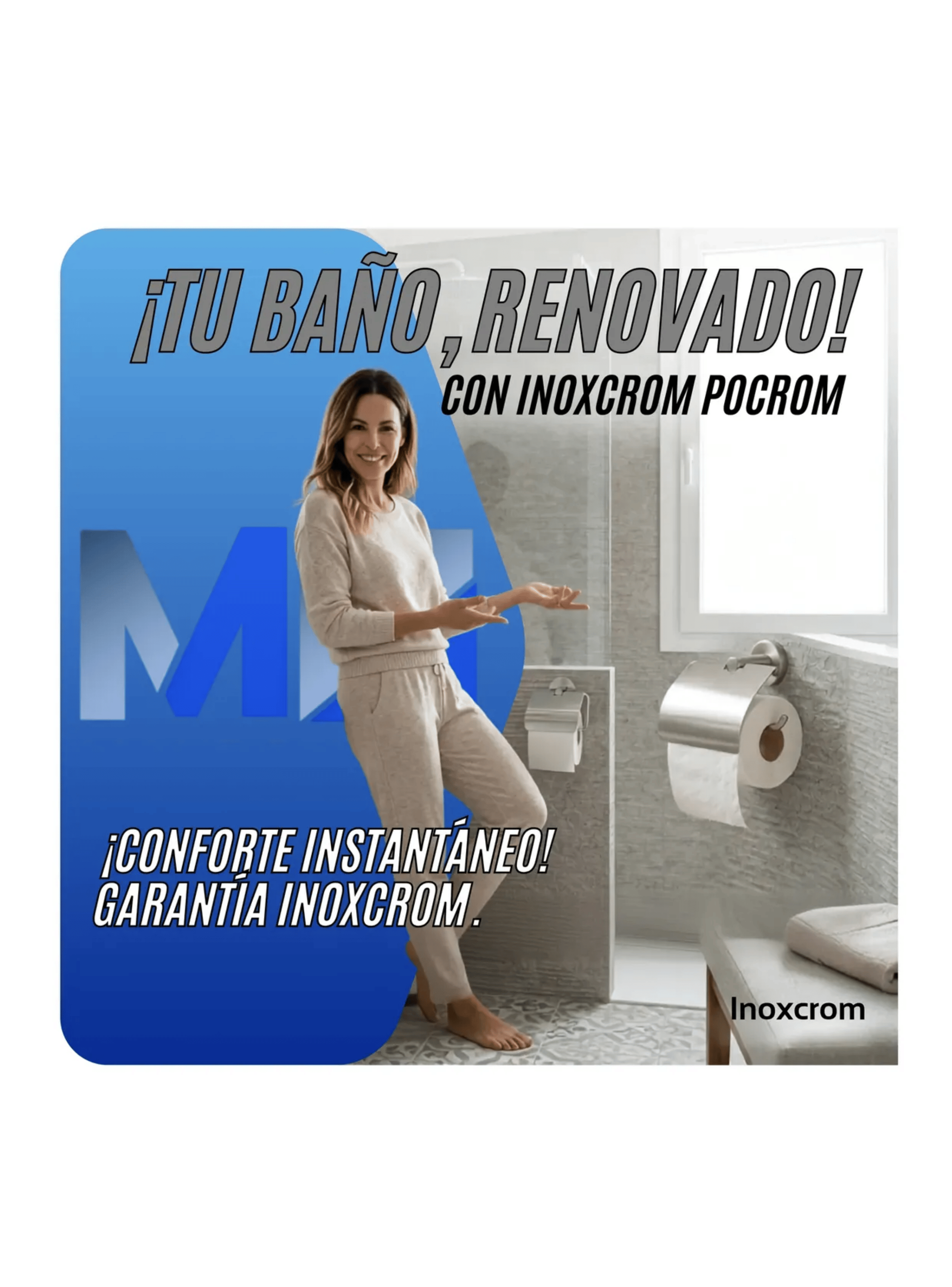 Porta Rollo Papel Higienico Acero Inoxidable Confort Inoxcro-5