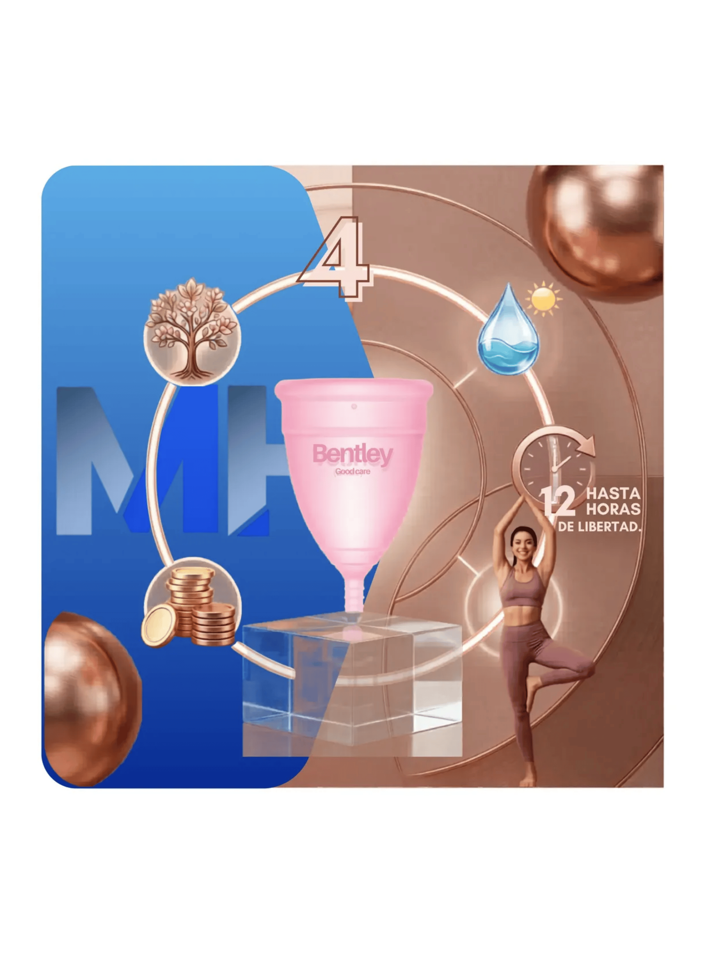 Copa Menstrual Bentley Ecofriendly Original Certificado L-5