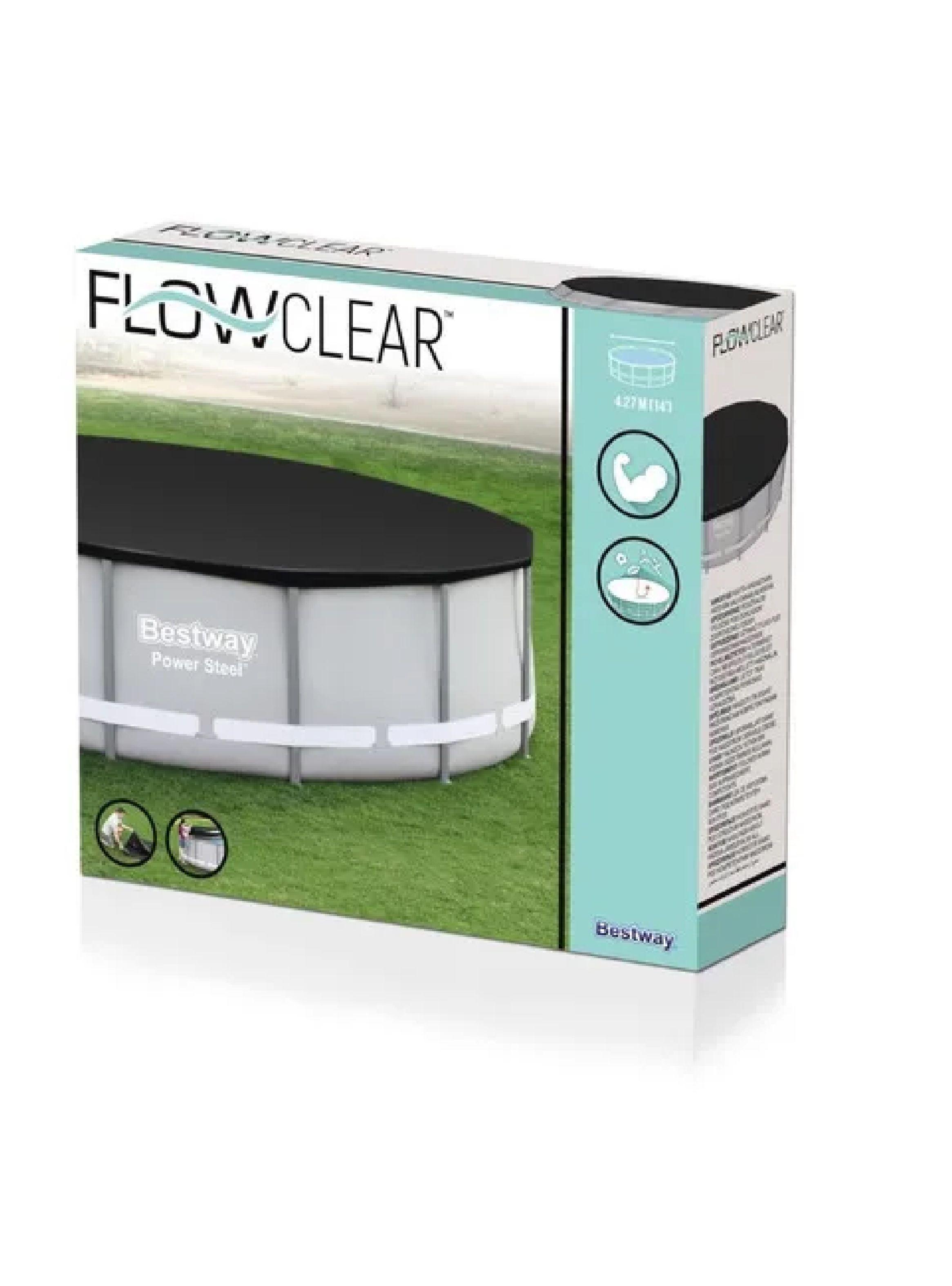 Cobertor De Piscina Estructural 427cm Bestway Cubre Piscina-2