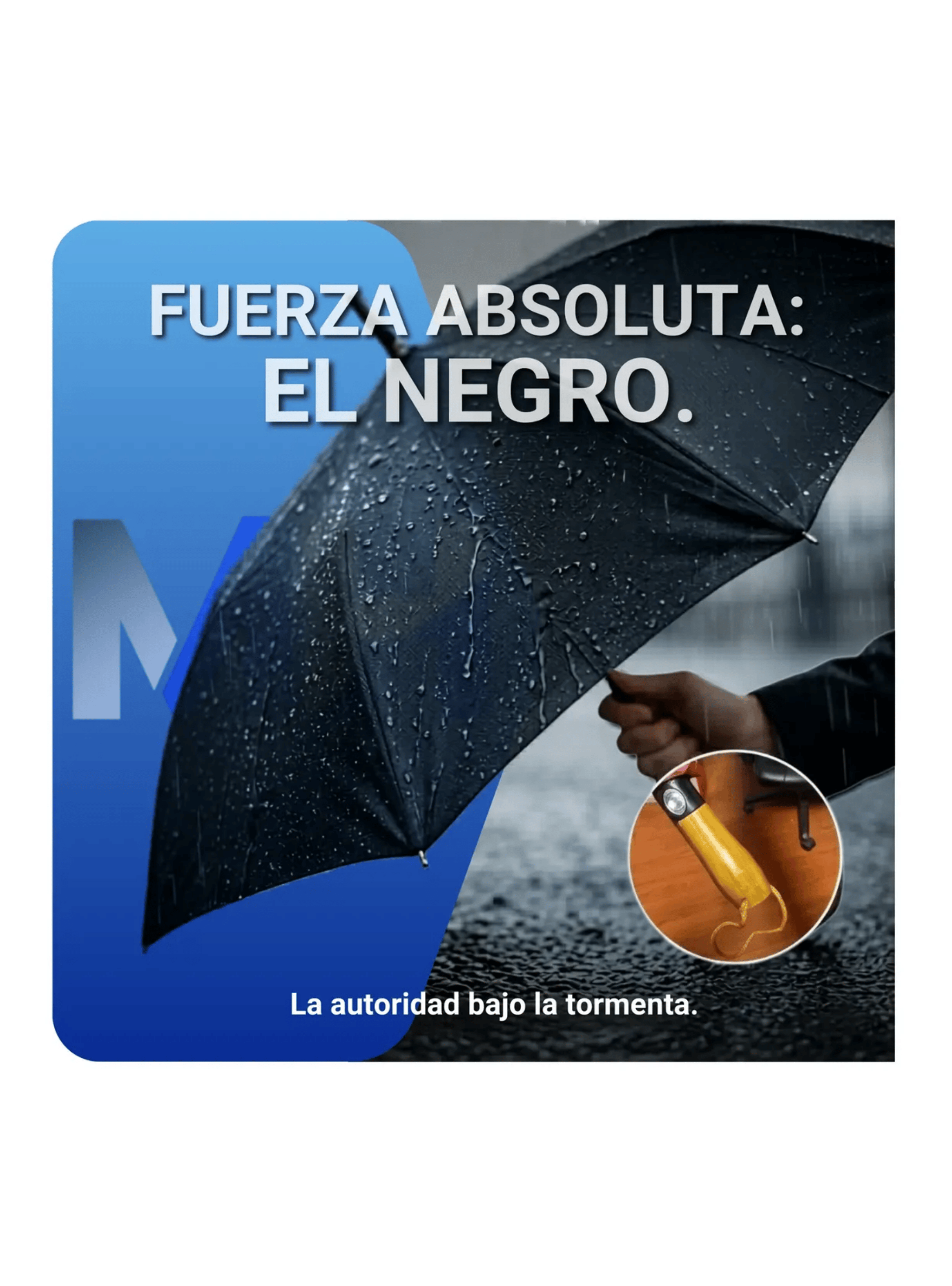 Paraguas Plegable Autom tico 120cm Reforzado Funda Premium Negro-3